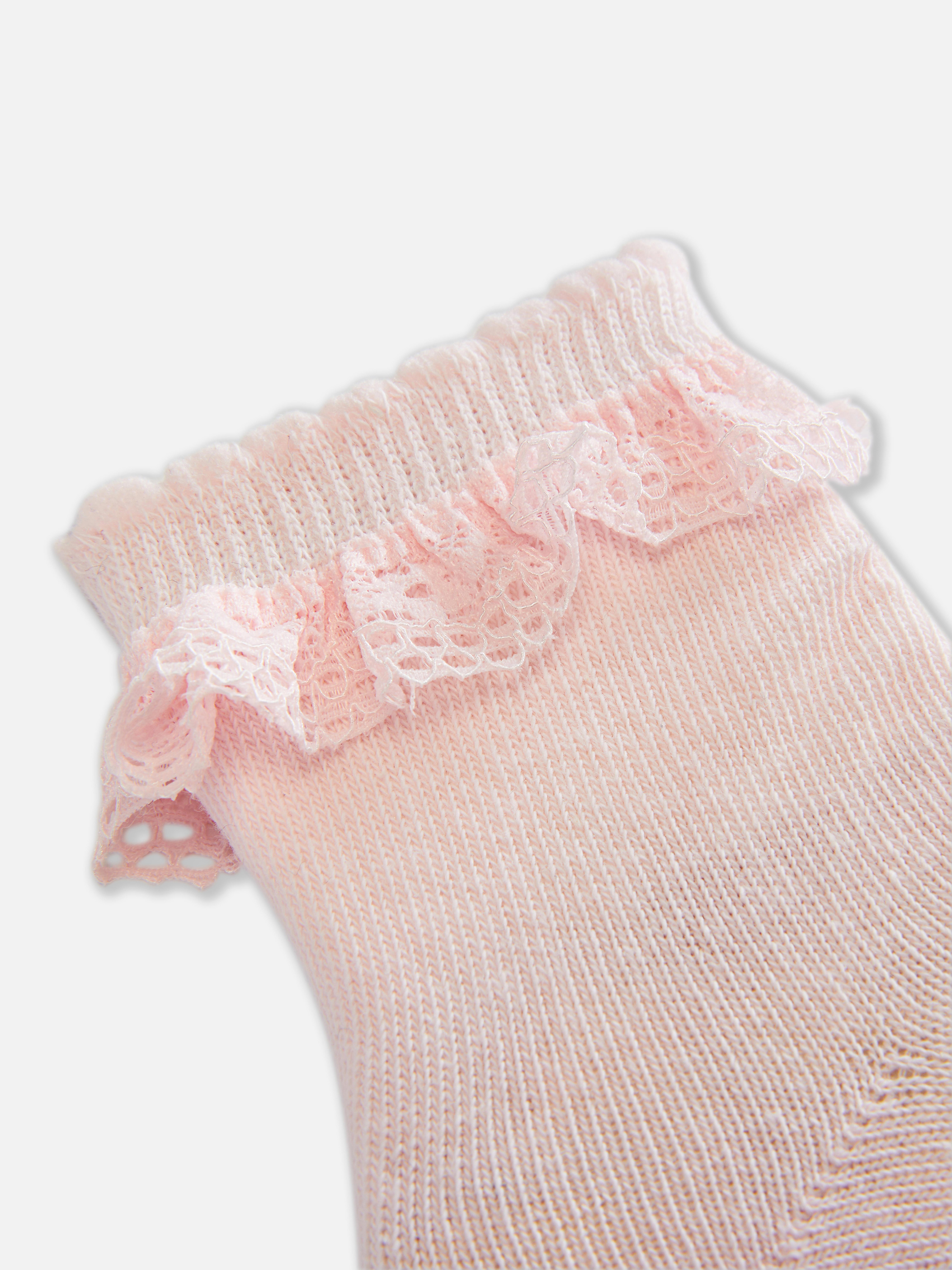 Lace Top Cotton Sock Set