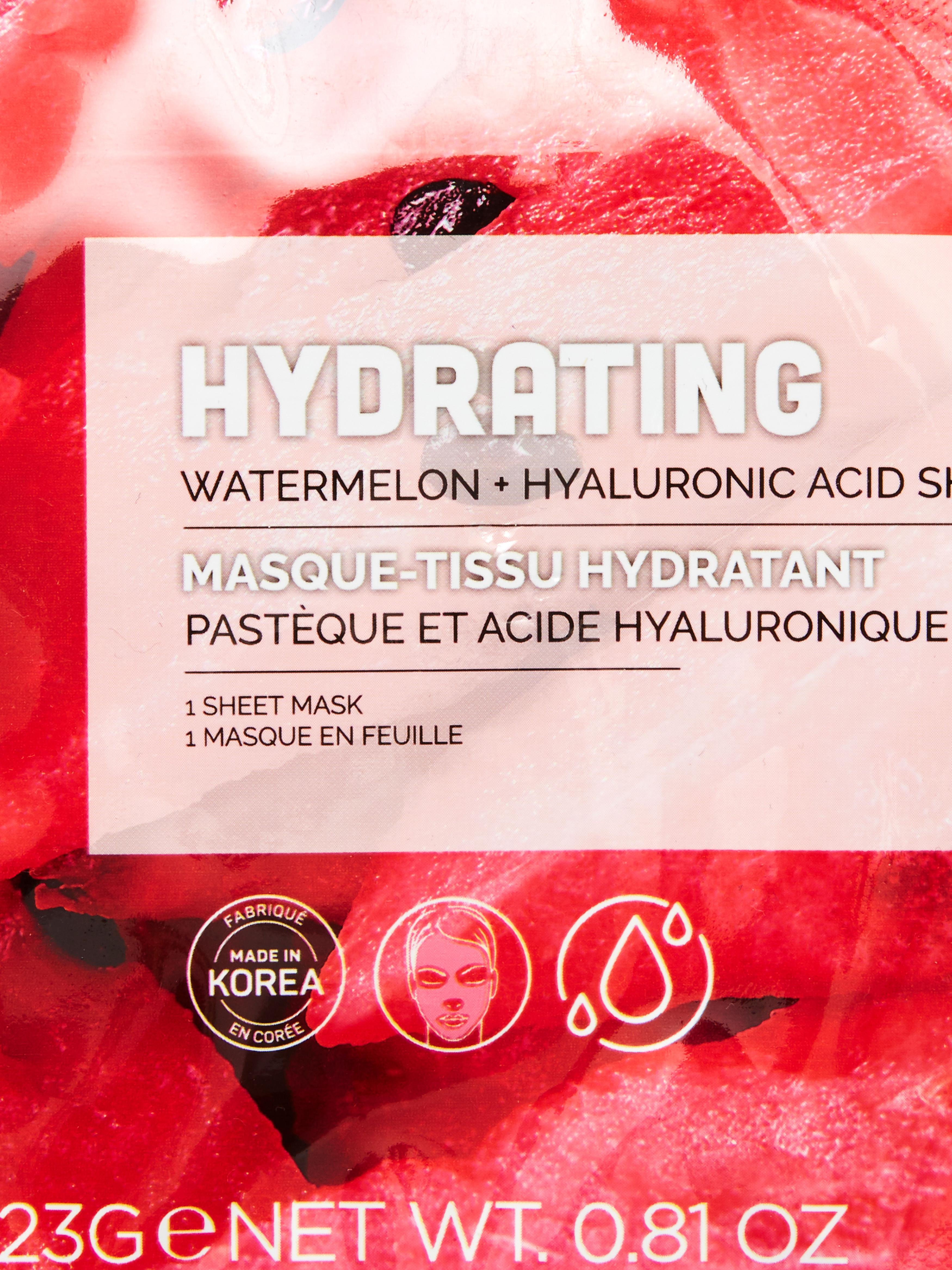 Watermelon and Hyaluronic Acid Sheet Mask