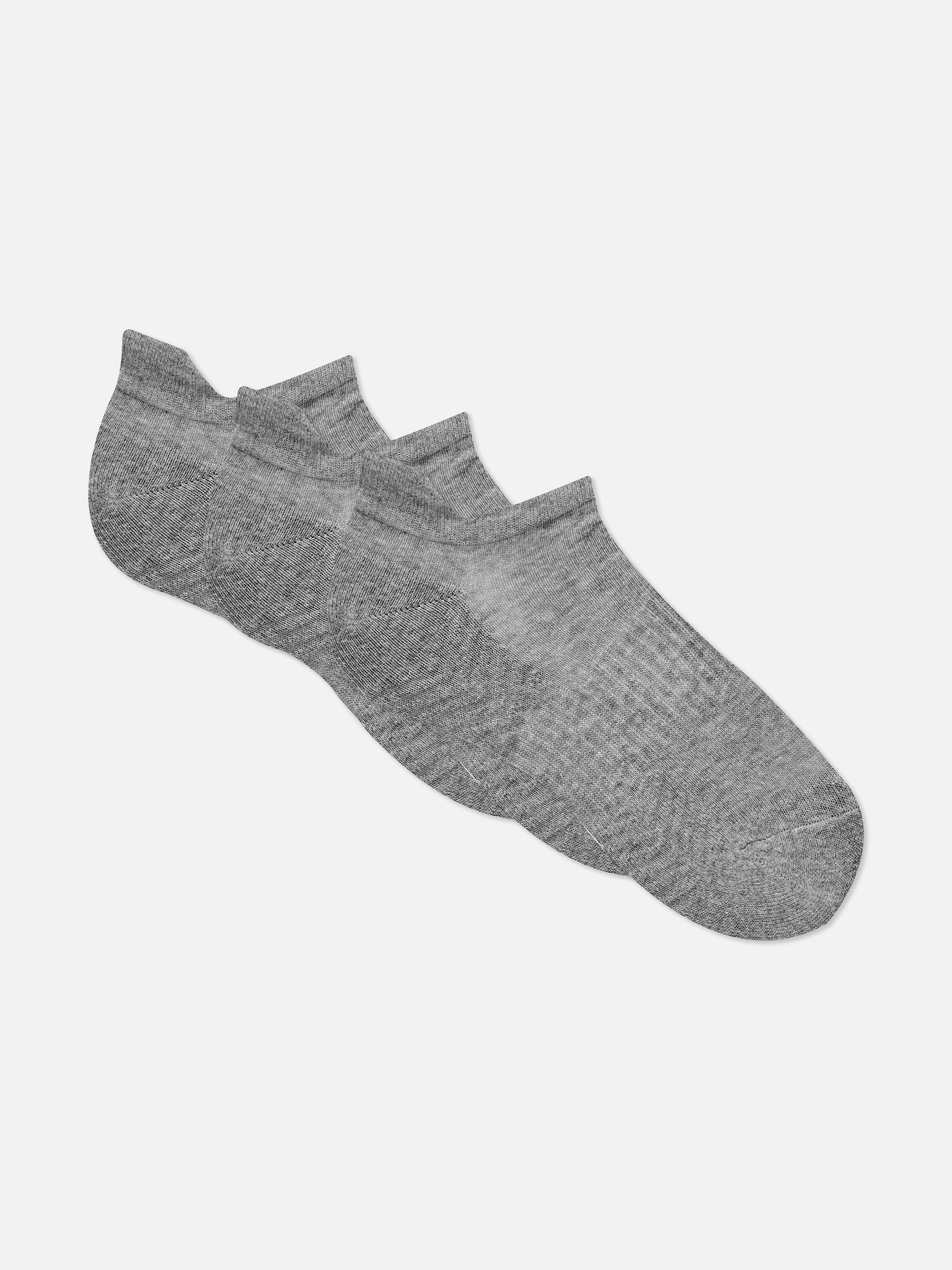 white cushioned trainer socks