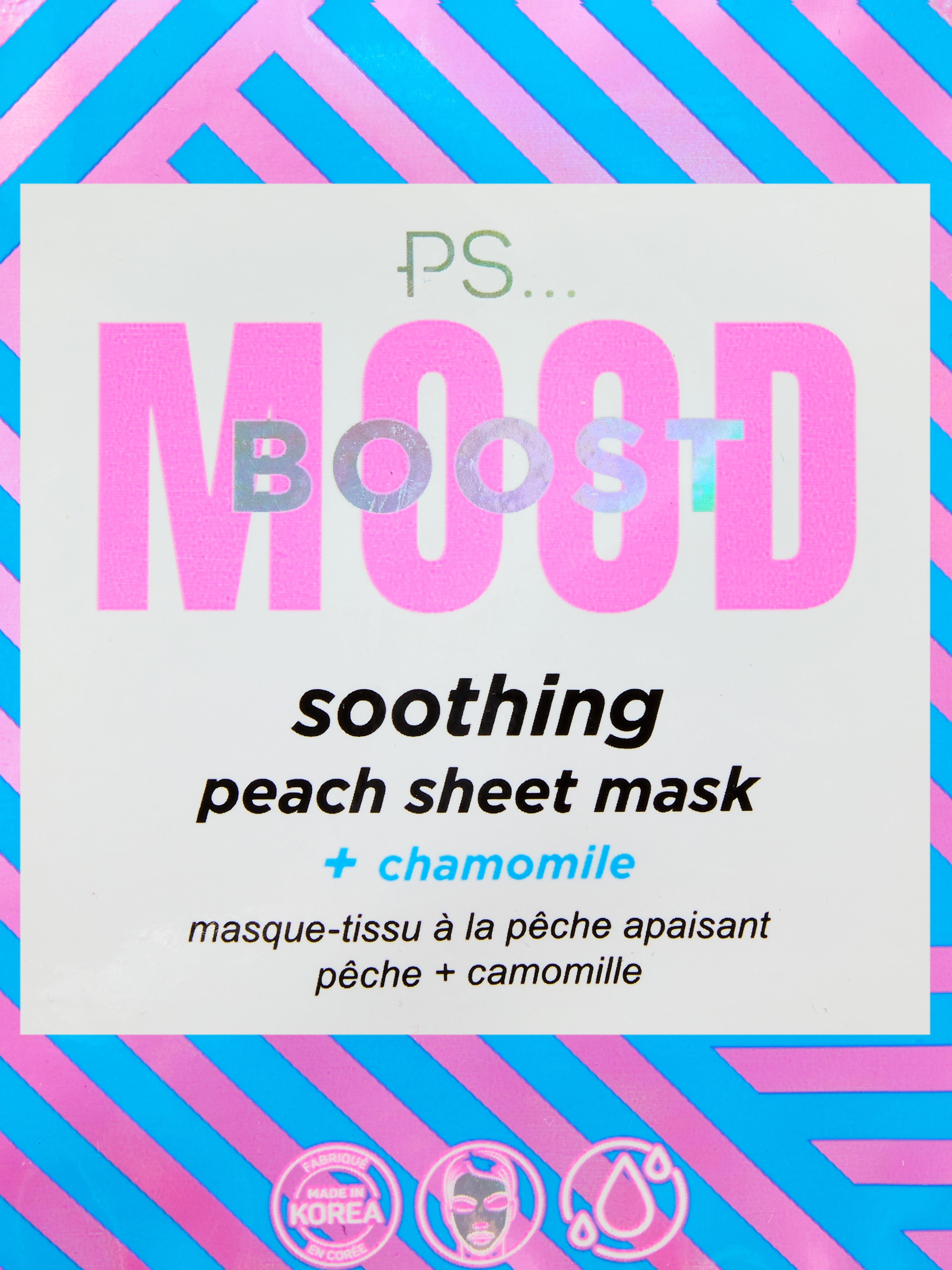 PS Mood Boost Peach Sheet Mask