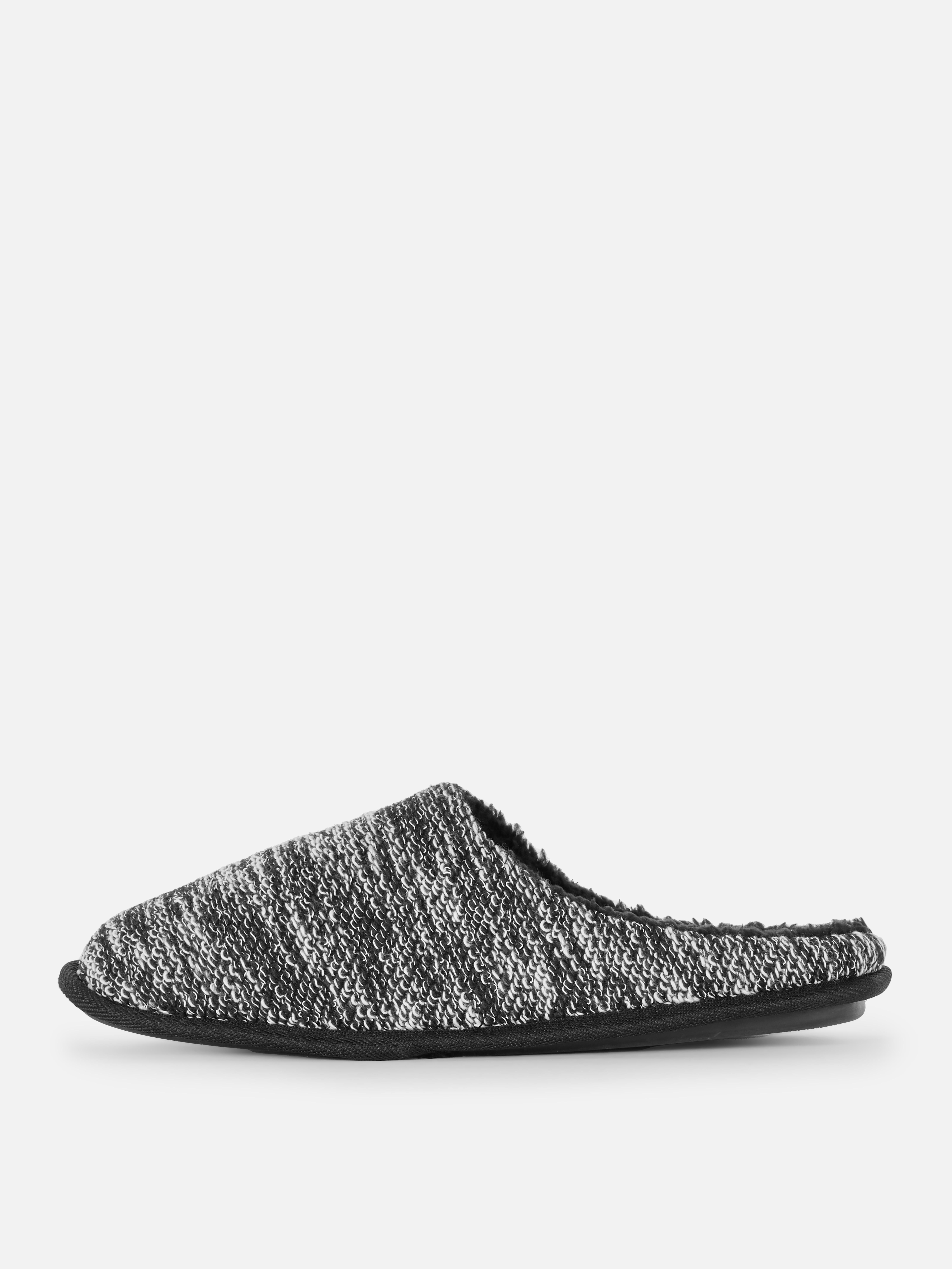 Textured Mule Slippers