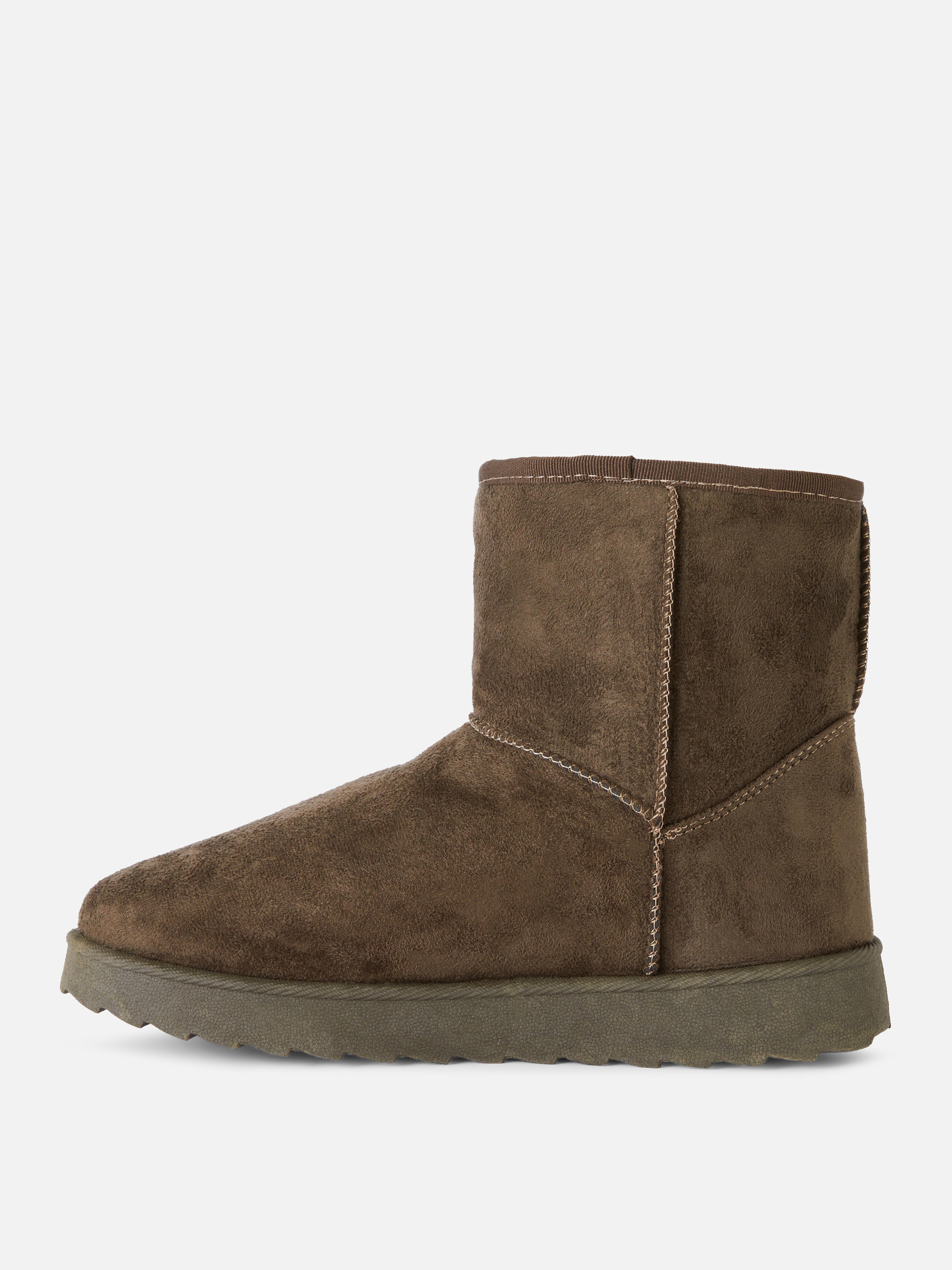Suede Style Slipper Boot