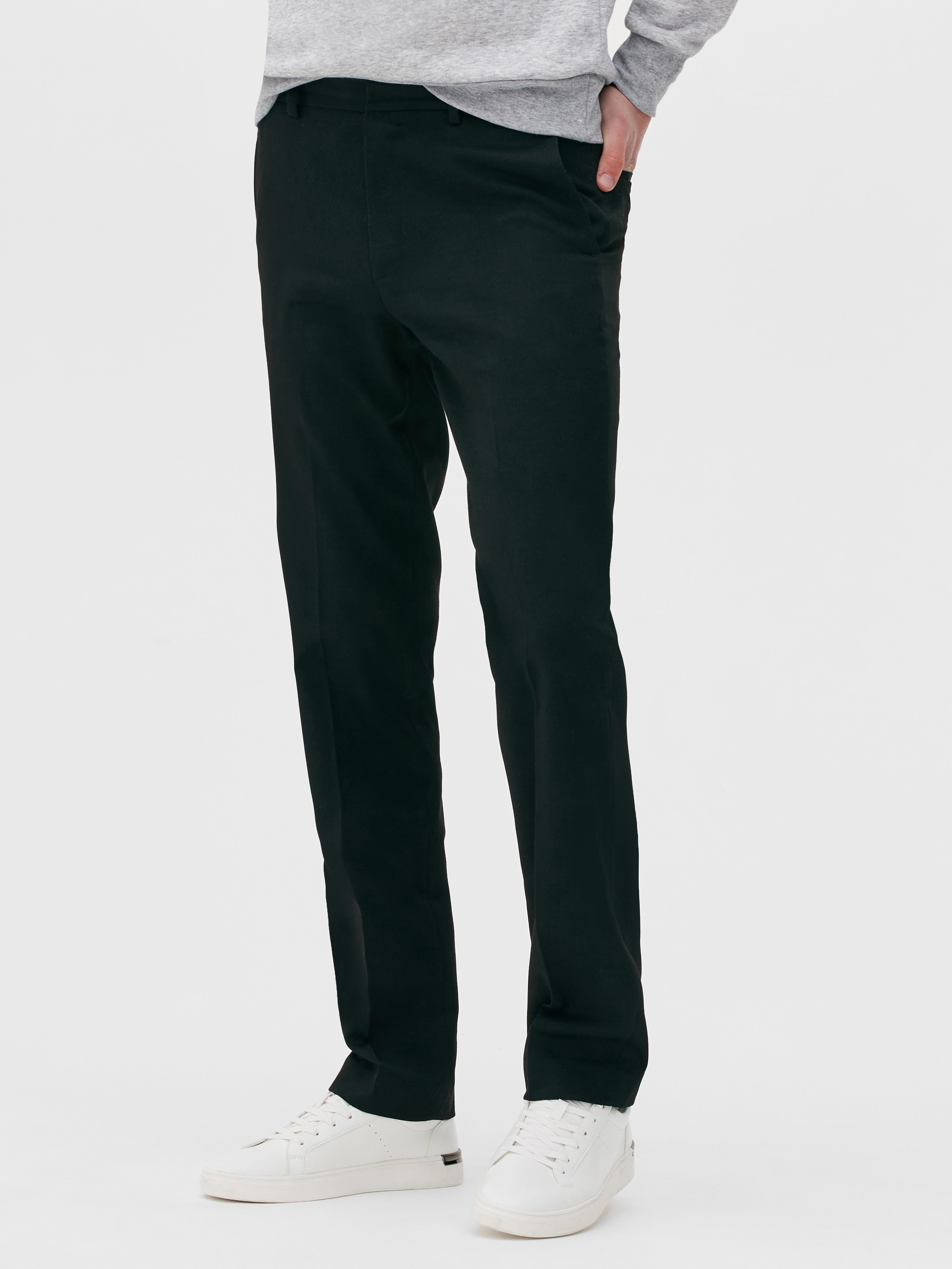 Pantalon de sarga recto Negro Hombre Primark