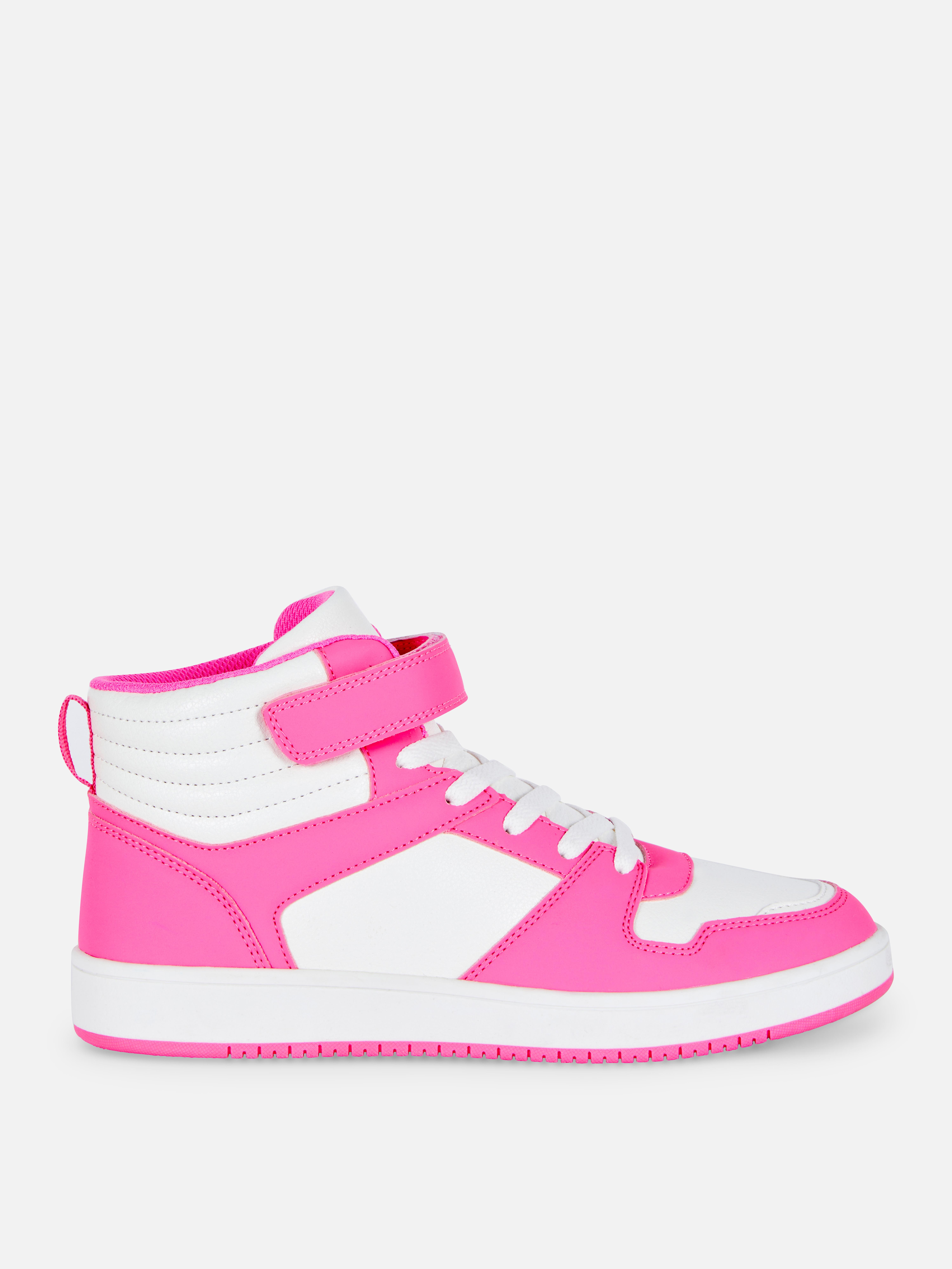 Strap Fastening High Top Trainers