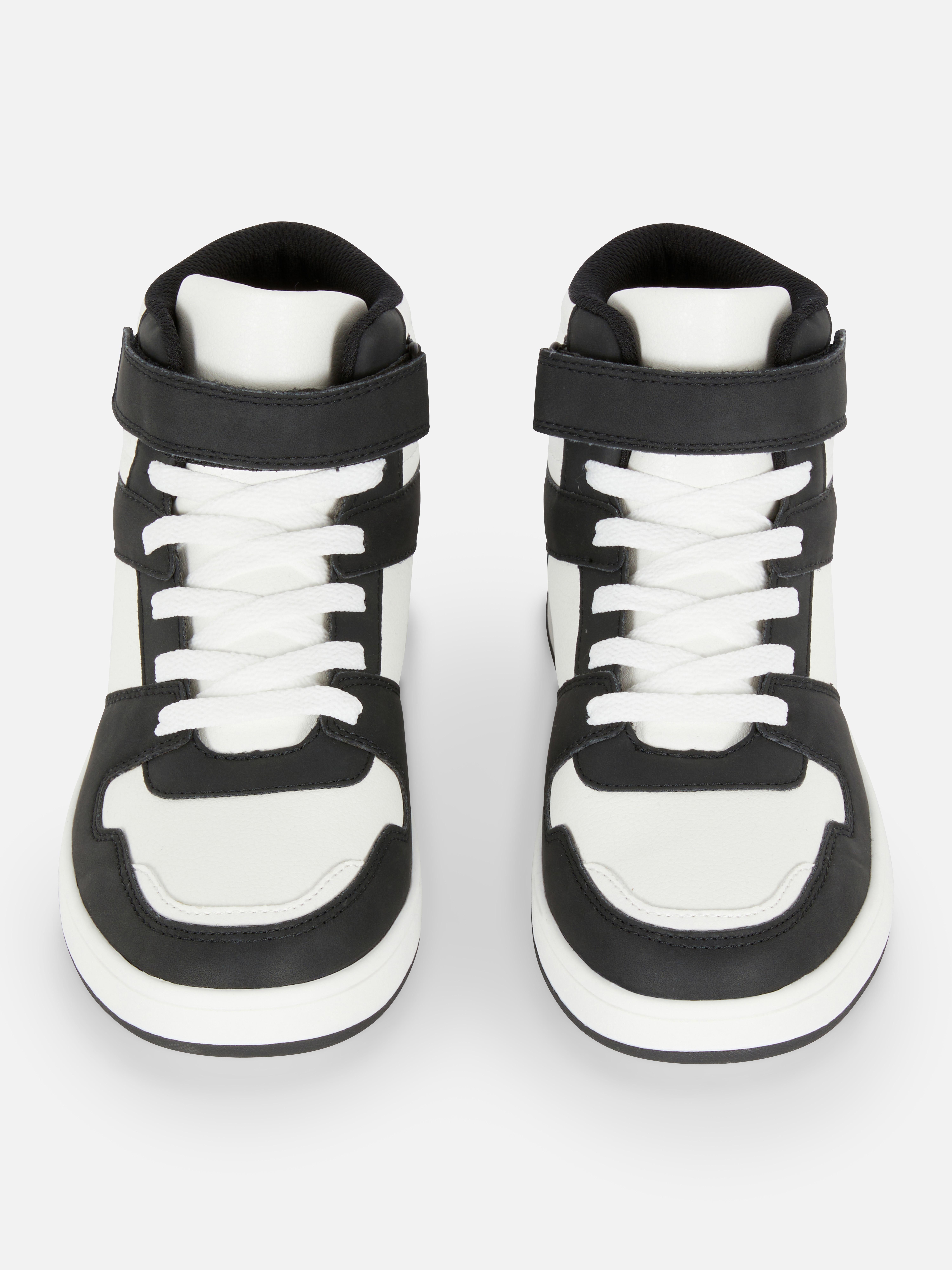 Strap Fastening High-Top Trainers