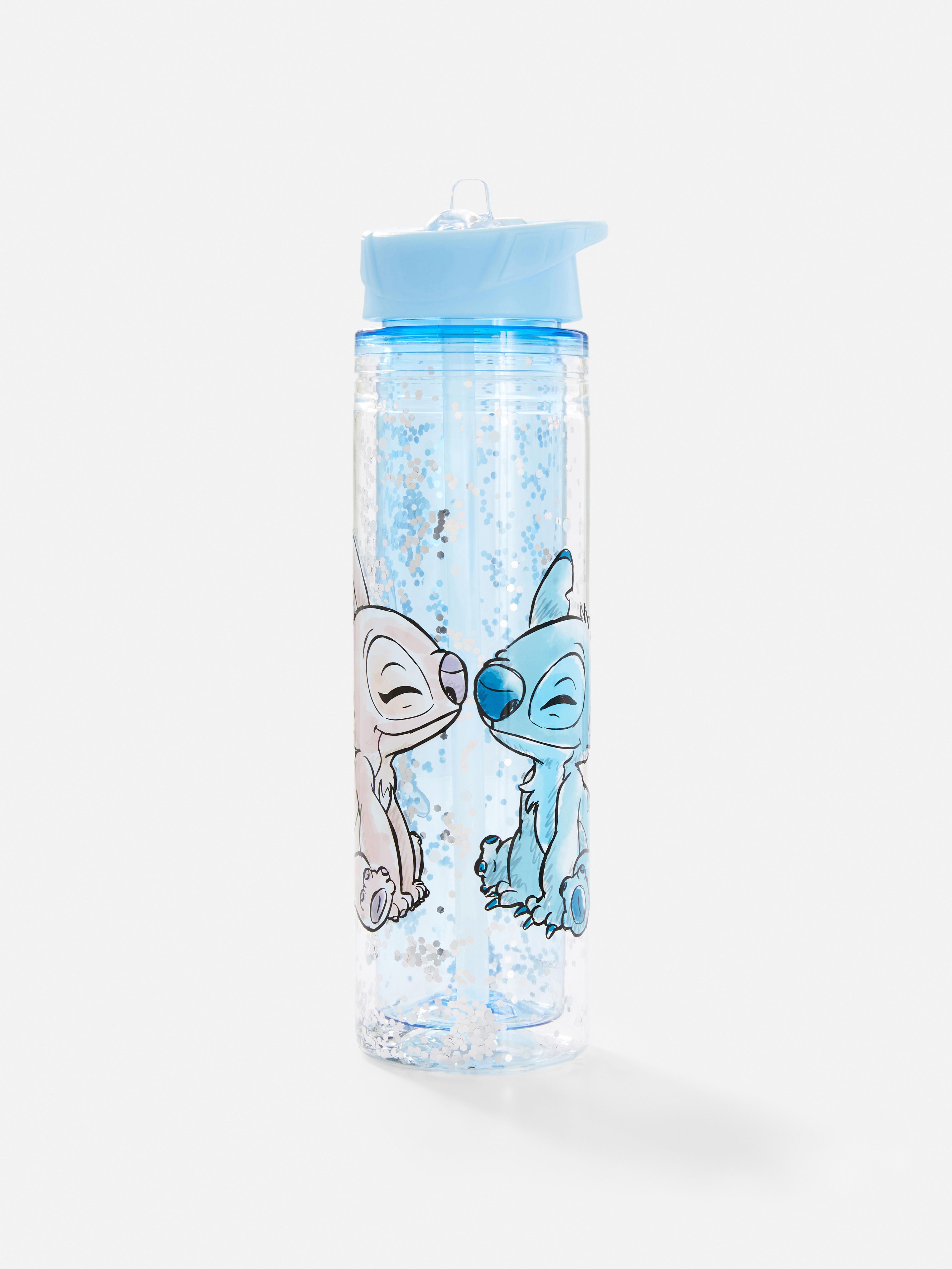 Disney Lilo & Stitch Glitter Water Bottle