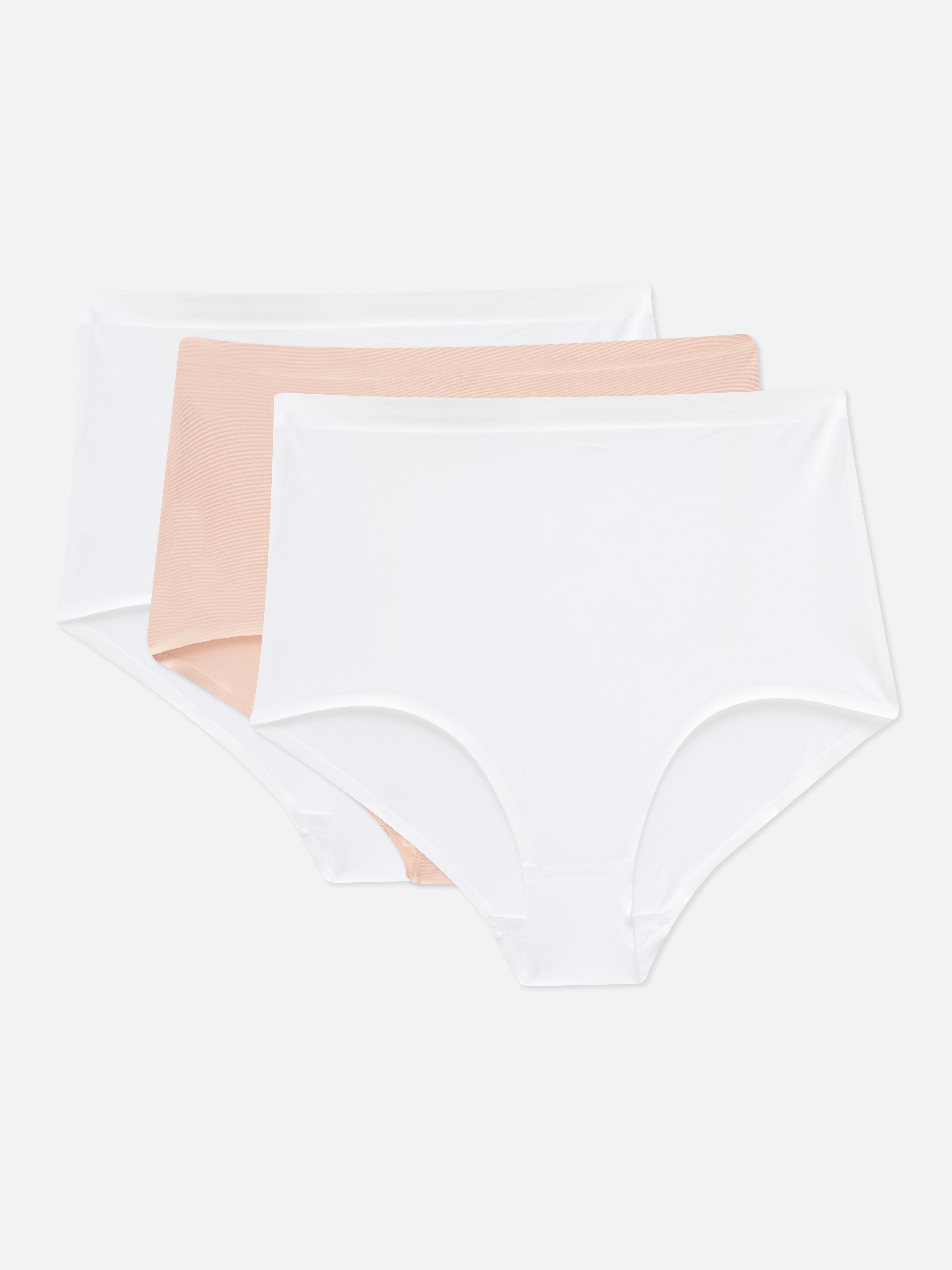 3pk Invisible High-Waisted Briefs