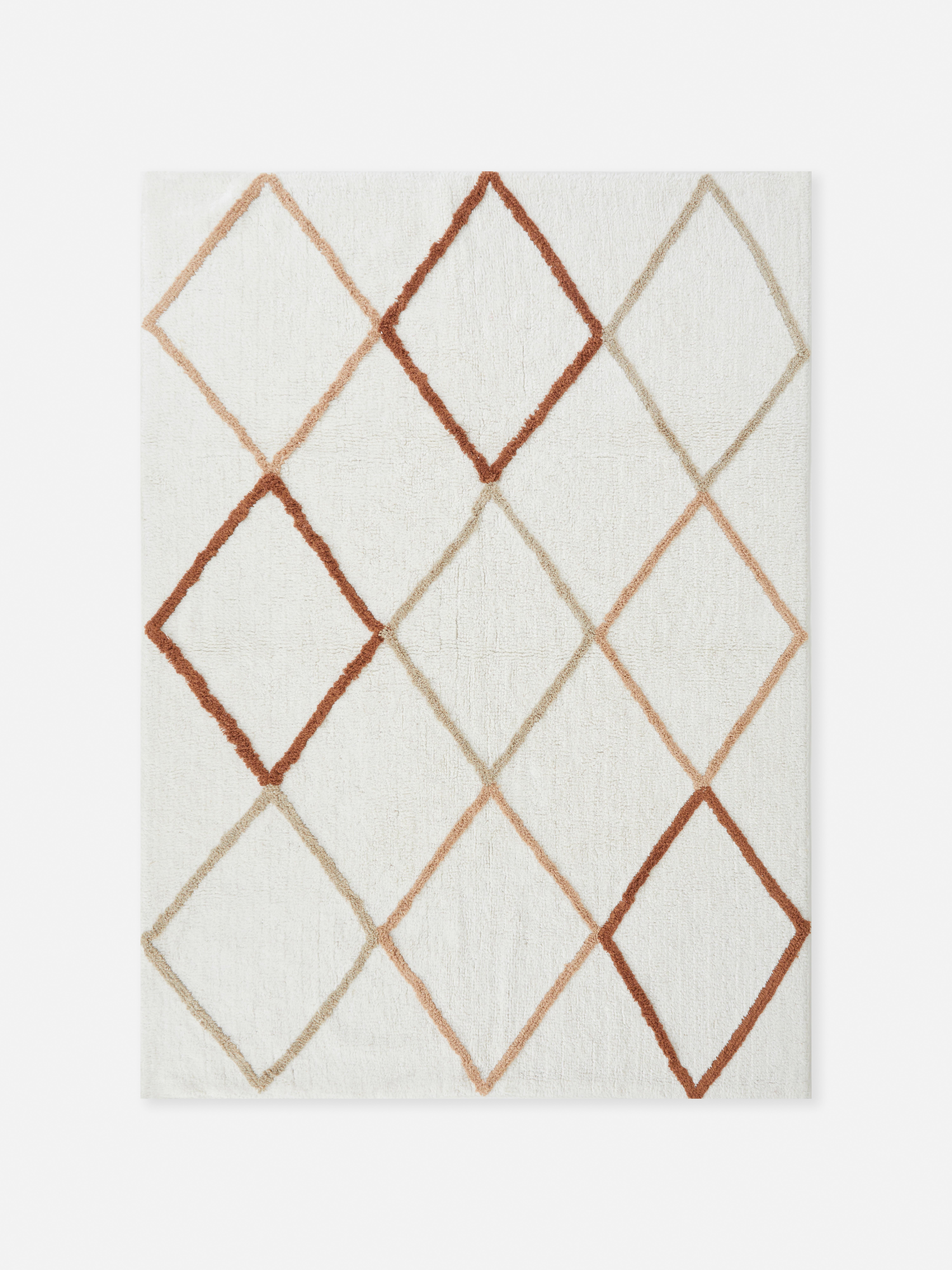 Cotton Diamond Rug