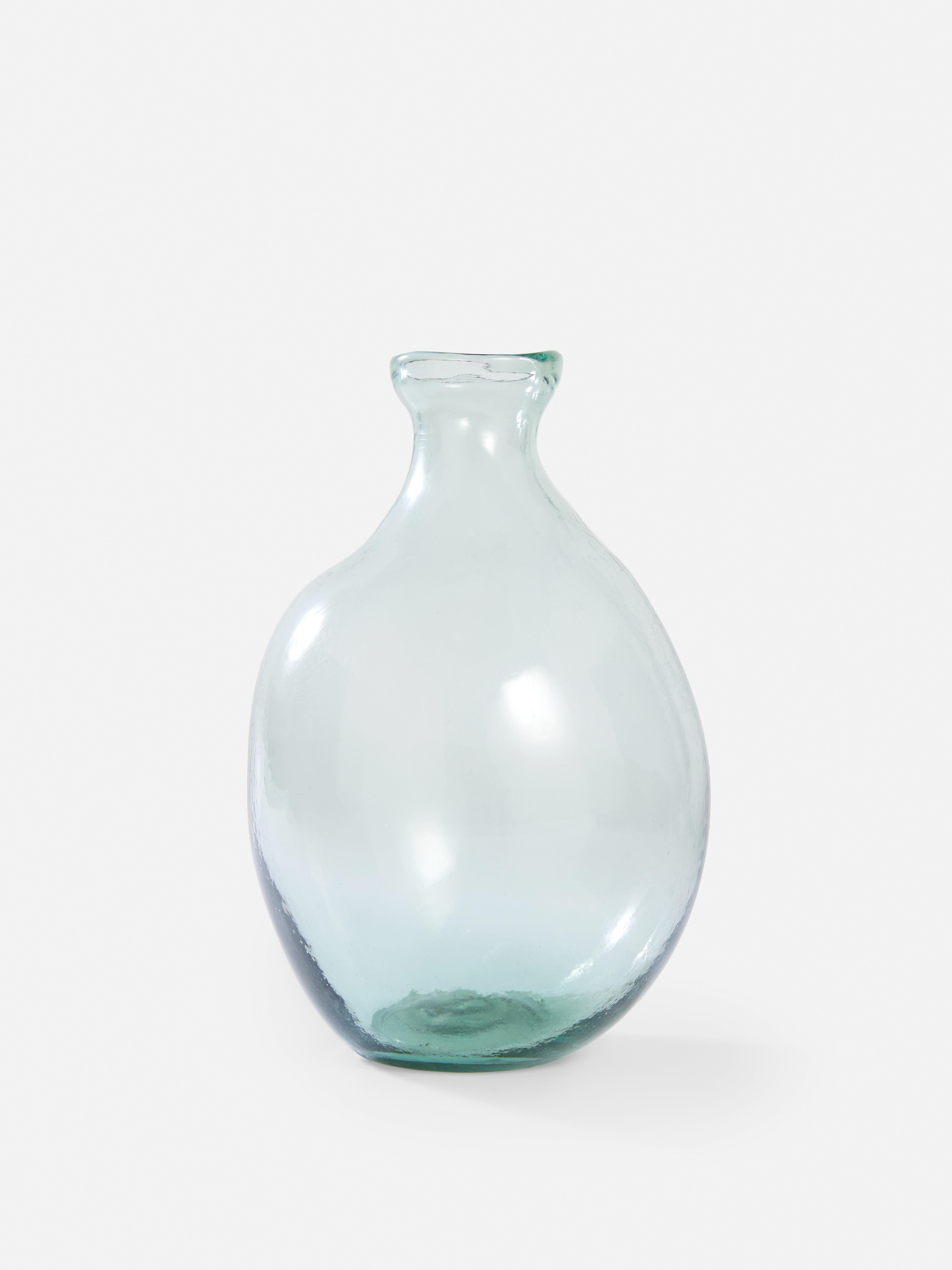 Organic Shaped Recycled Glass Vase