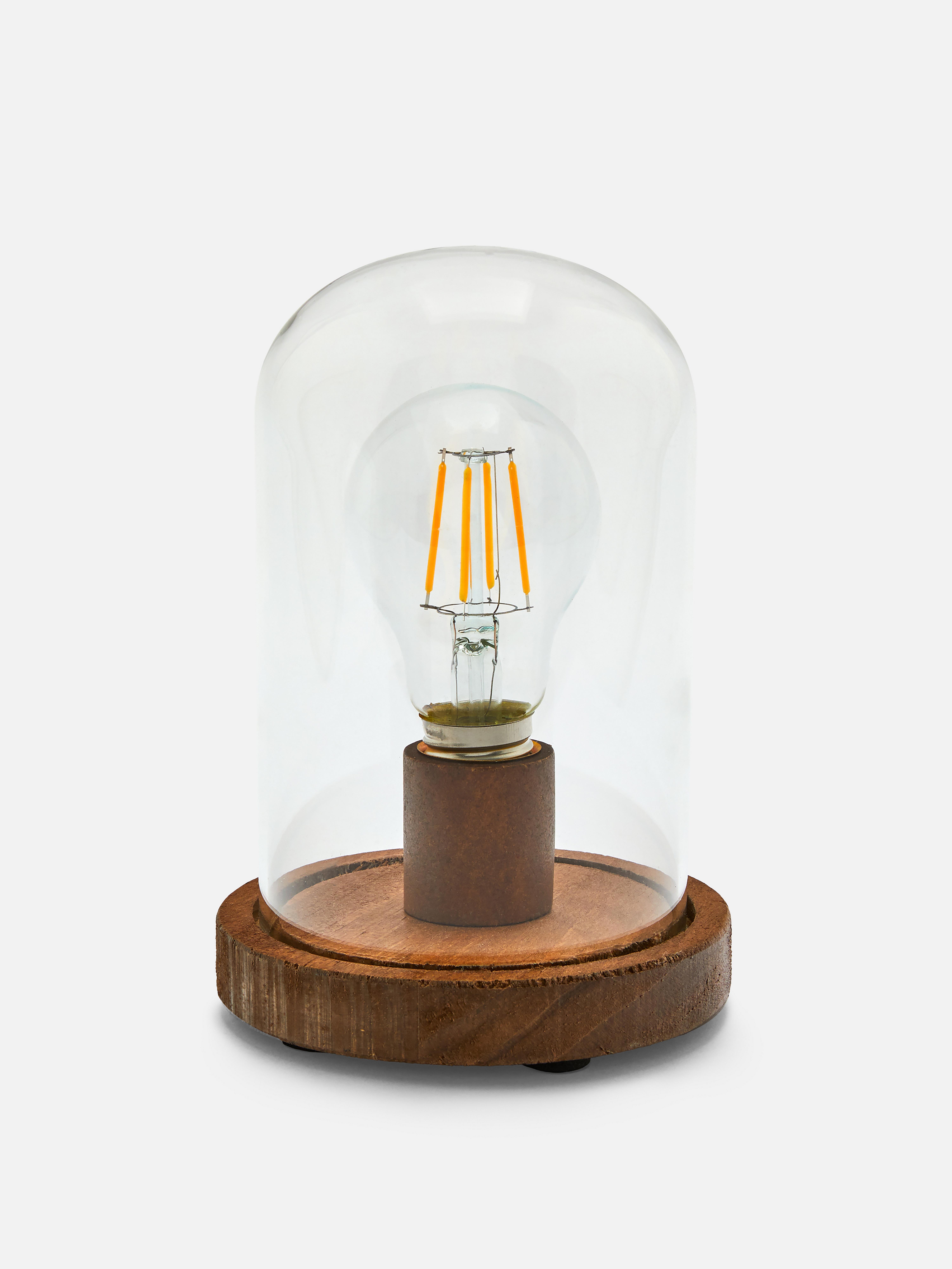 Glass Dome Table Lamp