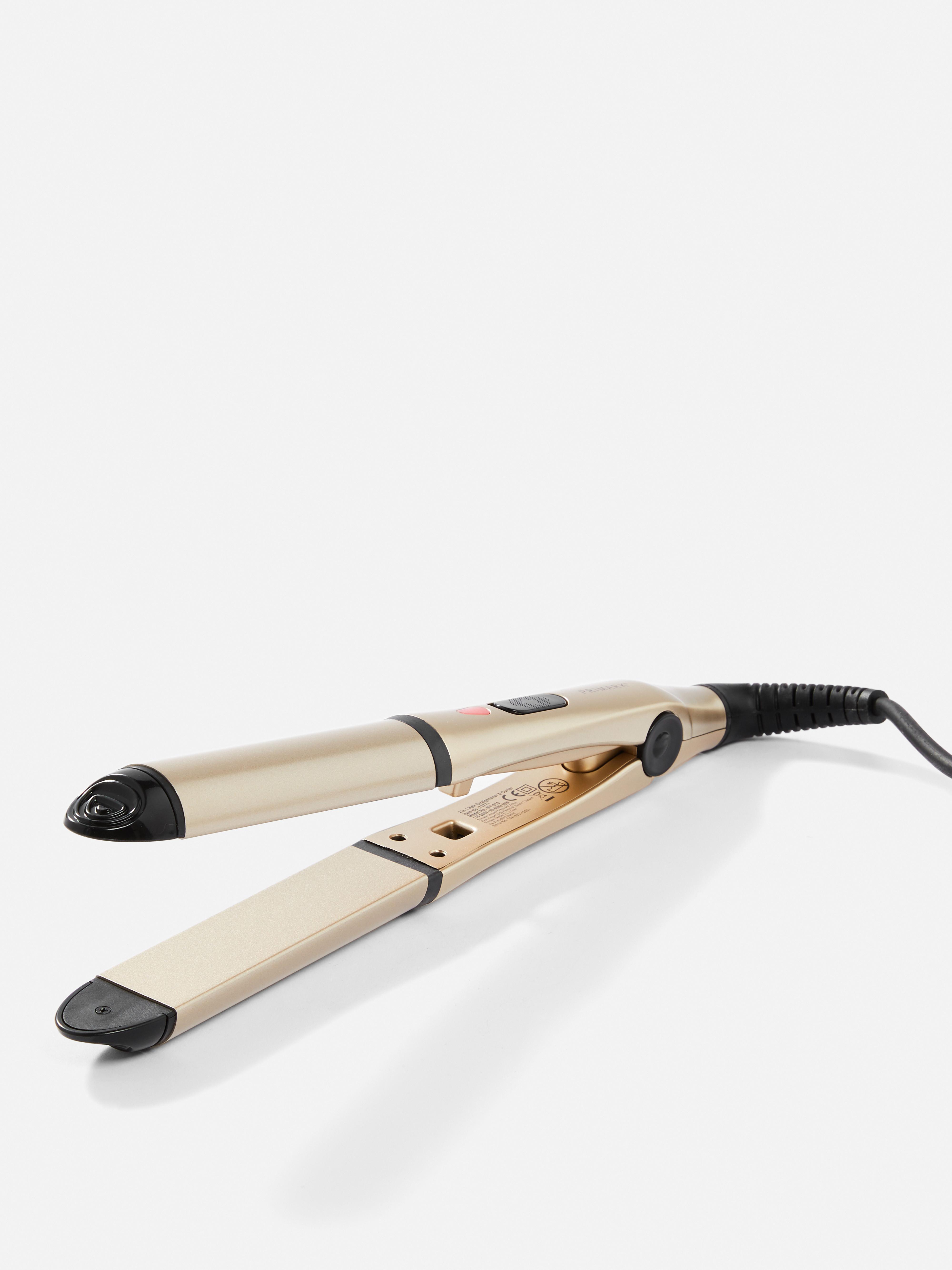 Two-In-One Hair Curler and Straightener