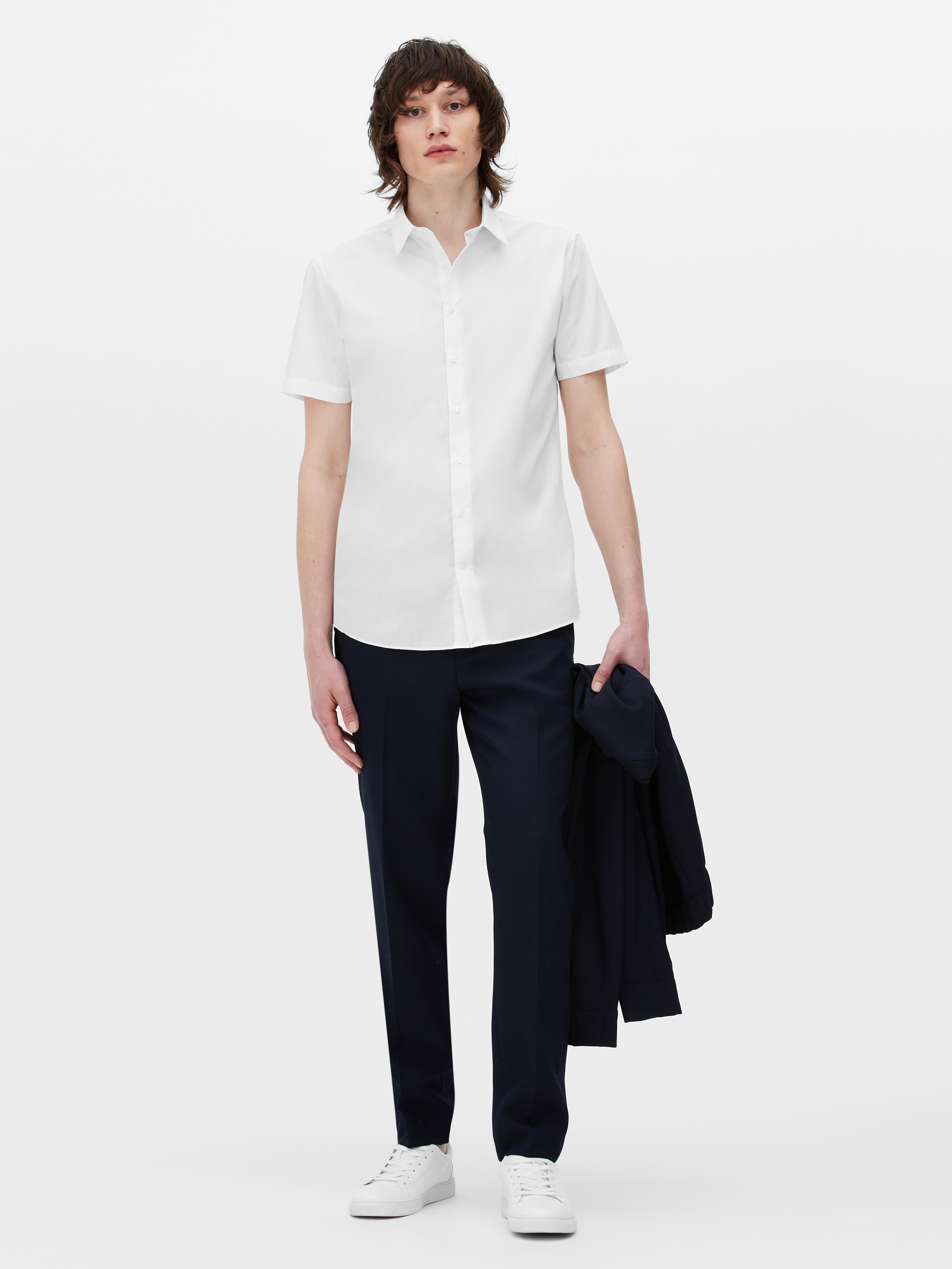 Camisa blanca hombre primark new arrivals