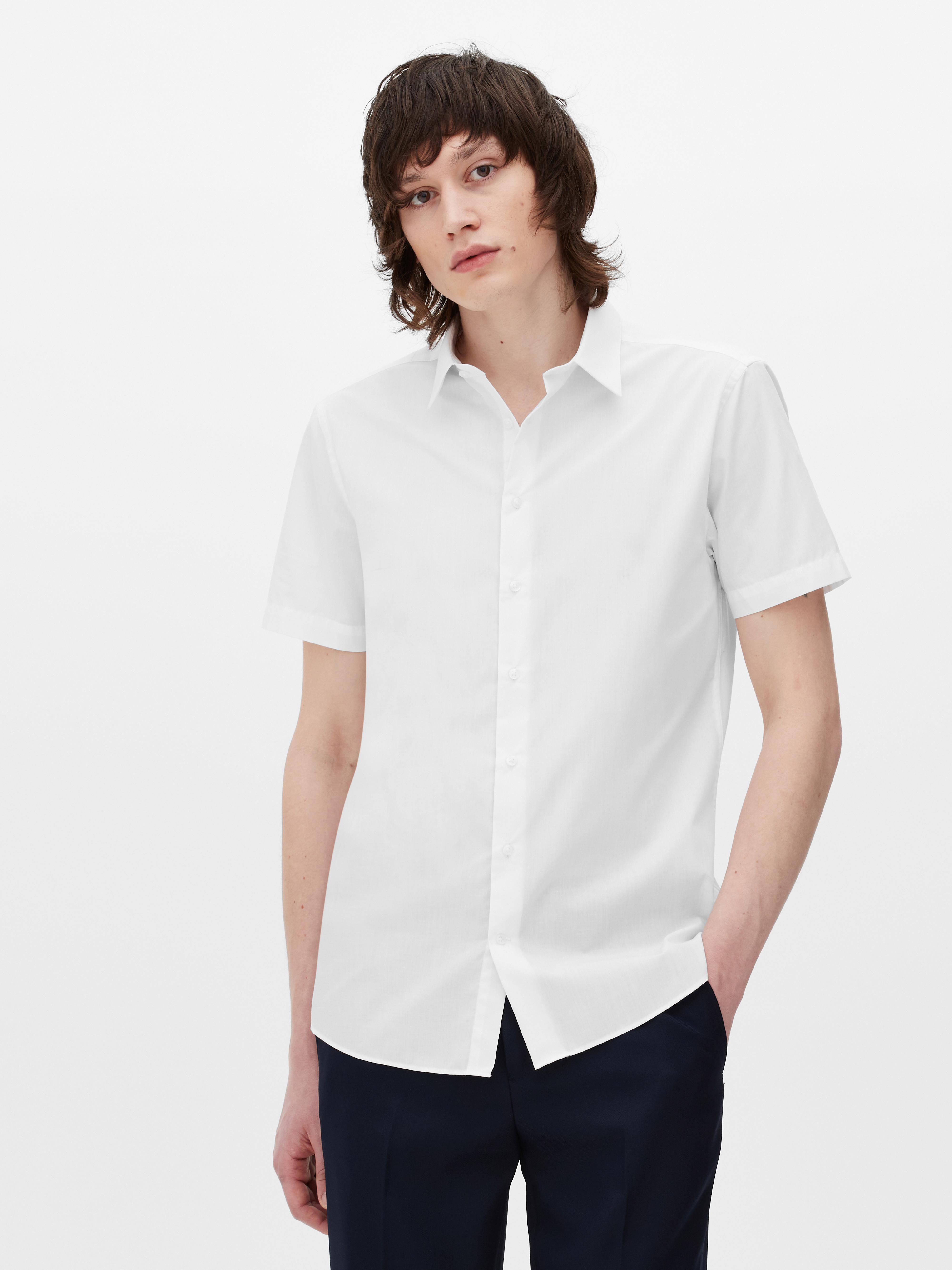 Slim short sale sleeve shirts