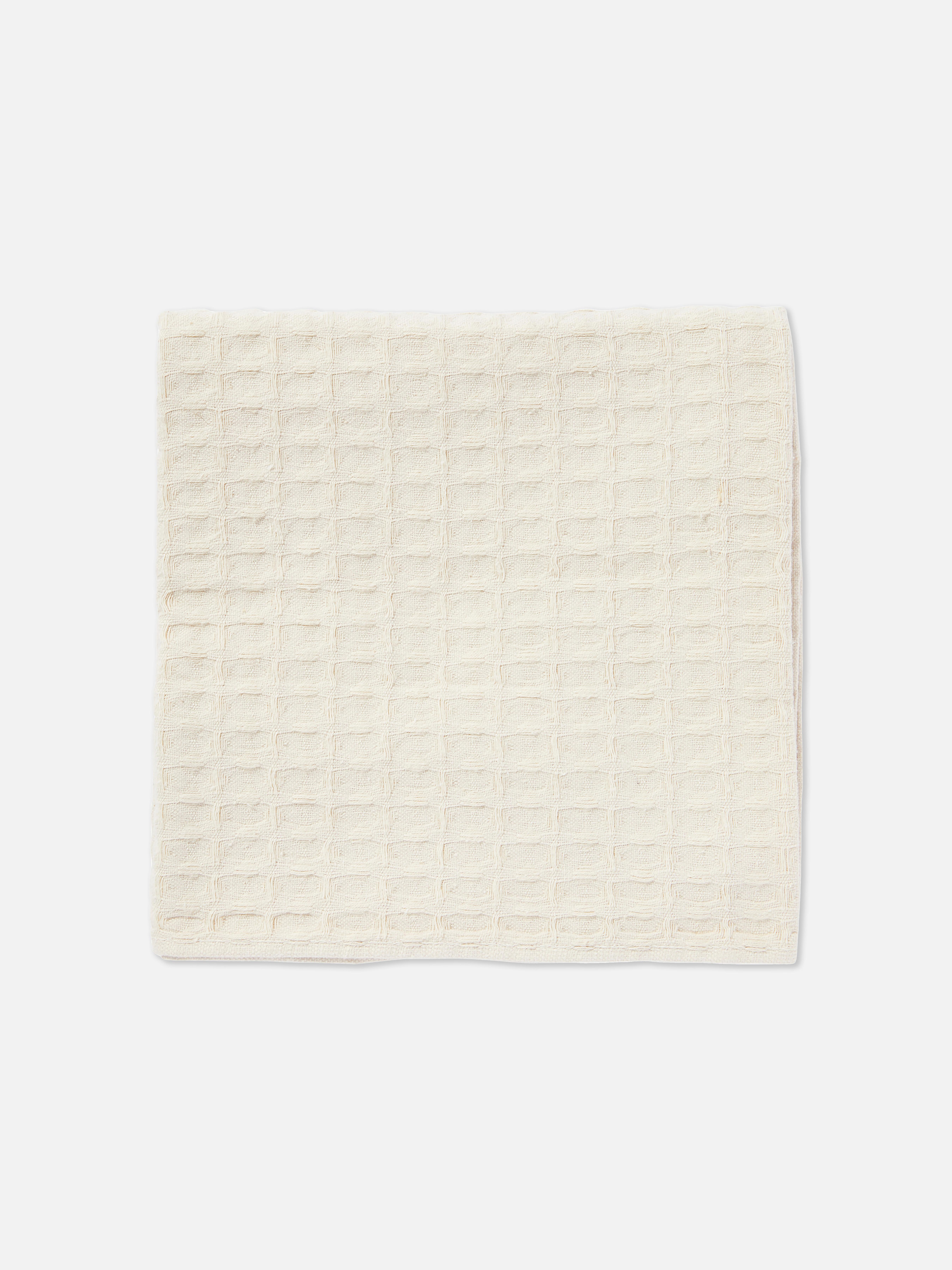 Cream Well Waffle Hand Towel Primark
