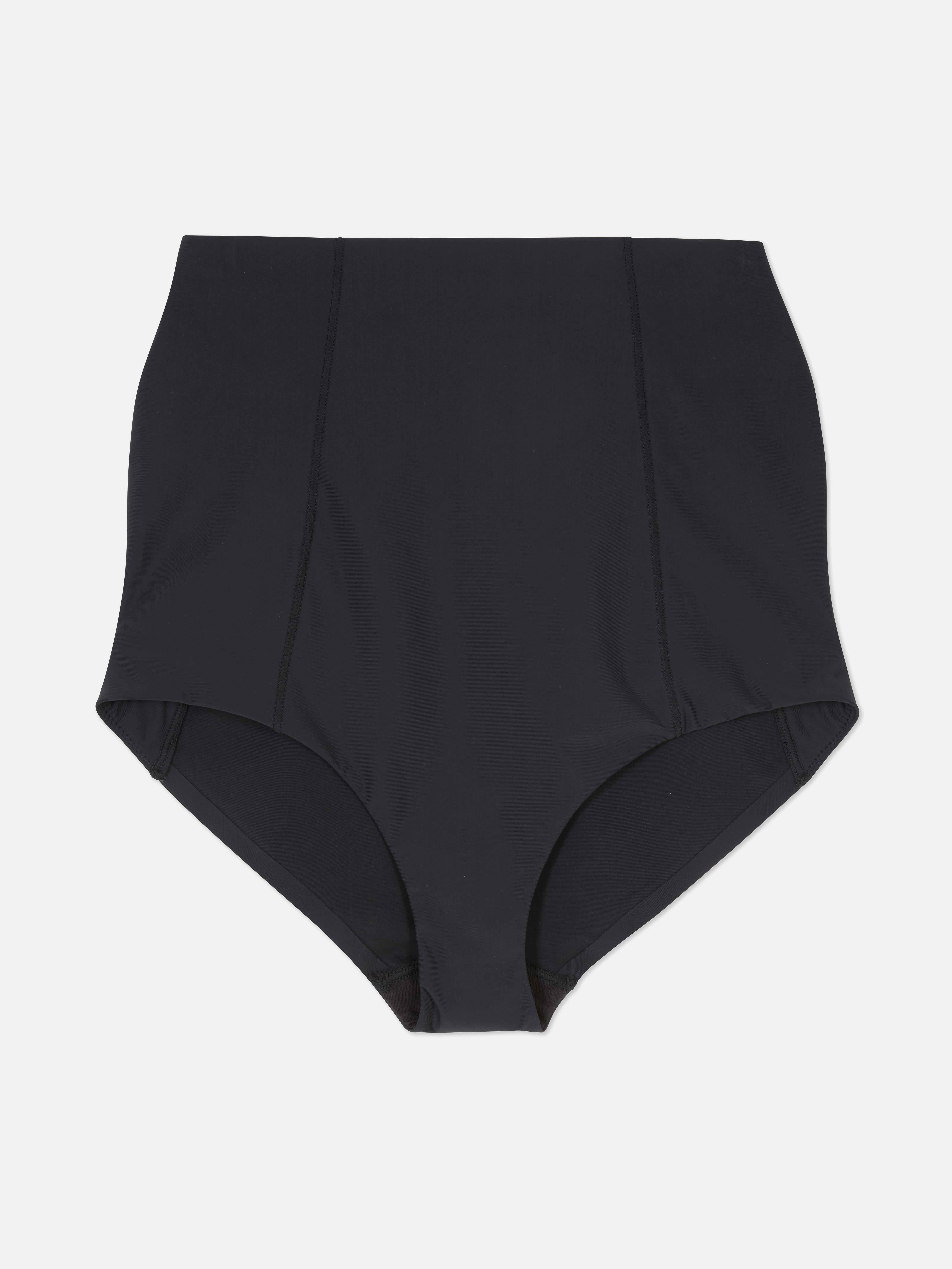 3-Pack Ribbed Texture High-Waisted Briefs