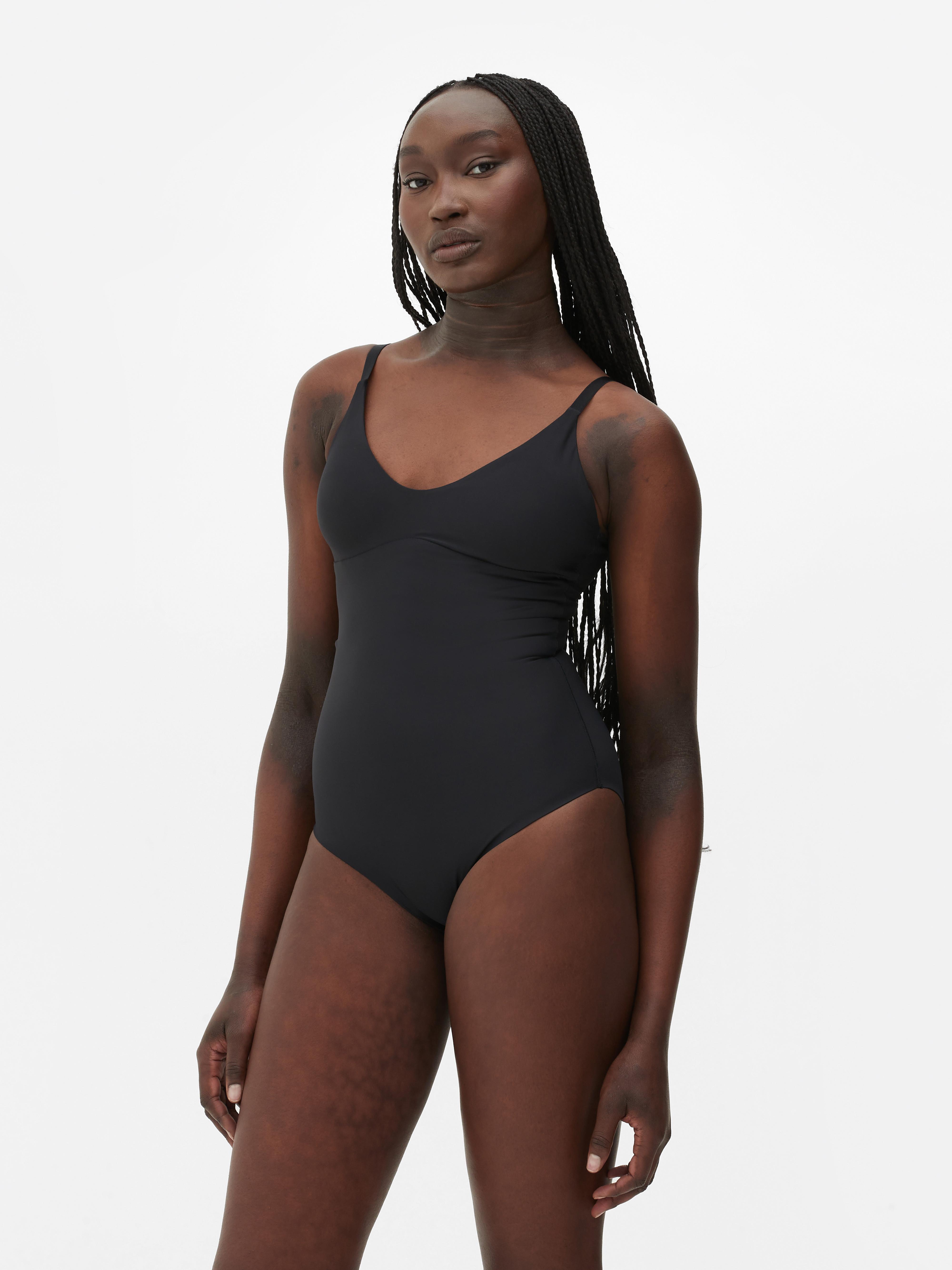 Plunging Cup Longline Shapewear Bodysuit