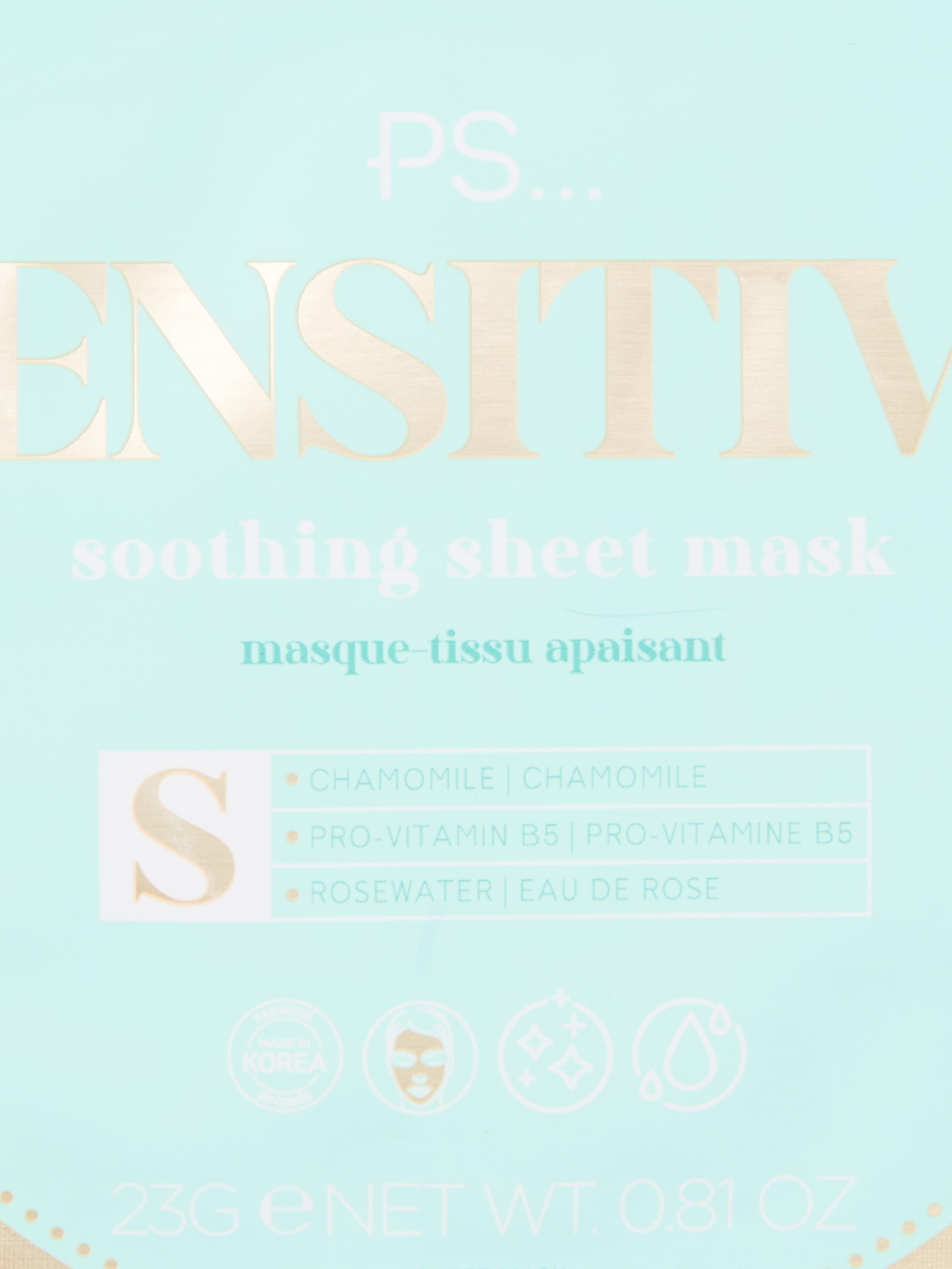 PS… Sensitive Sheet Mask