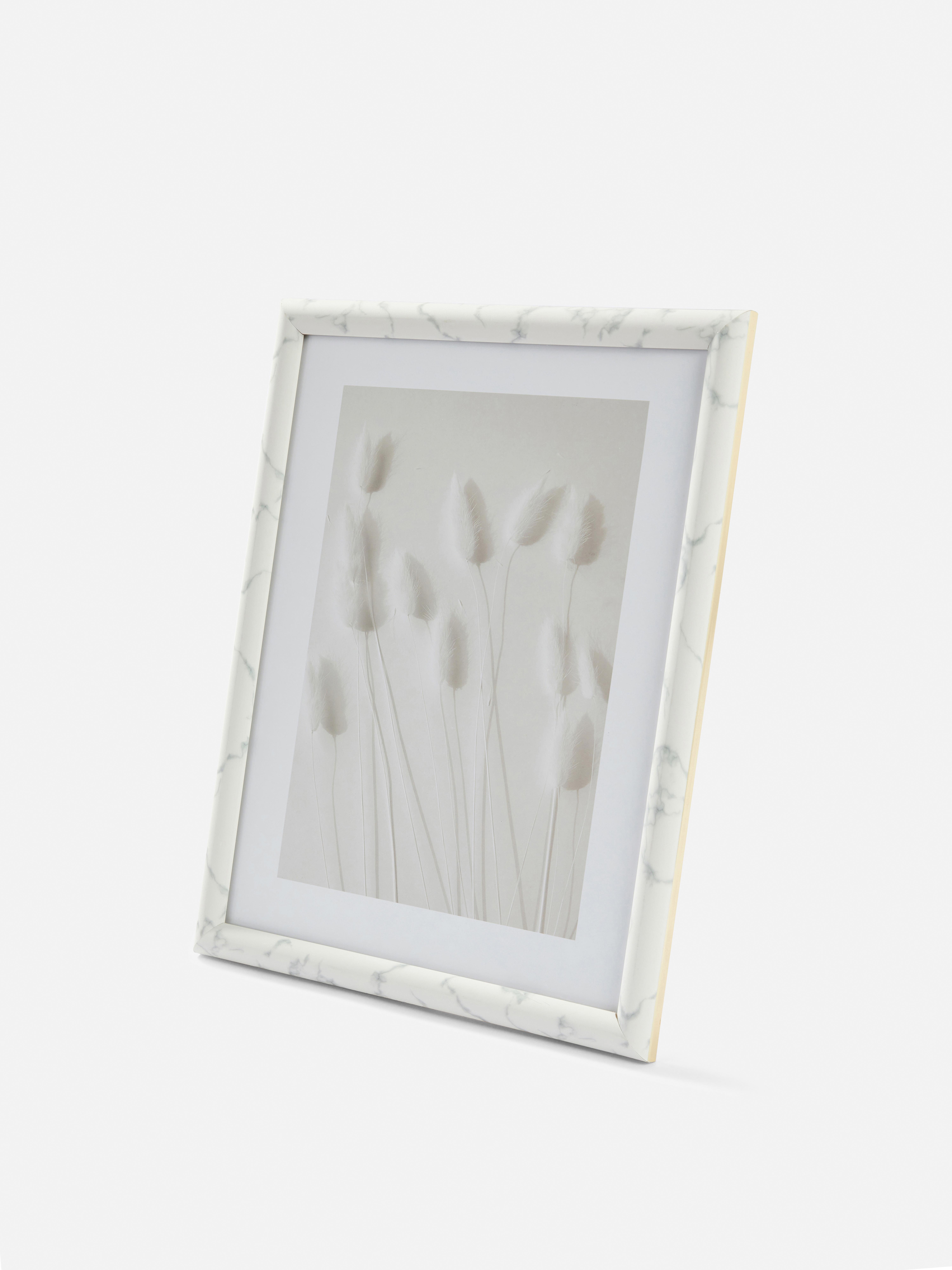 8x10 Marble Floral Art Frame