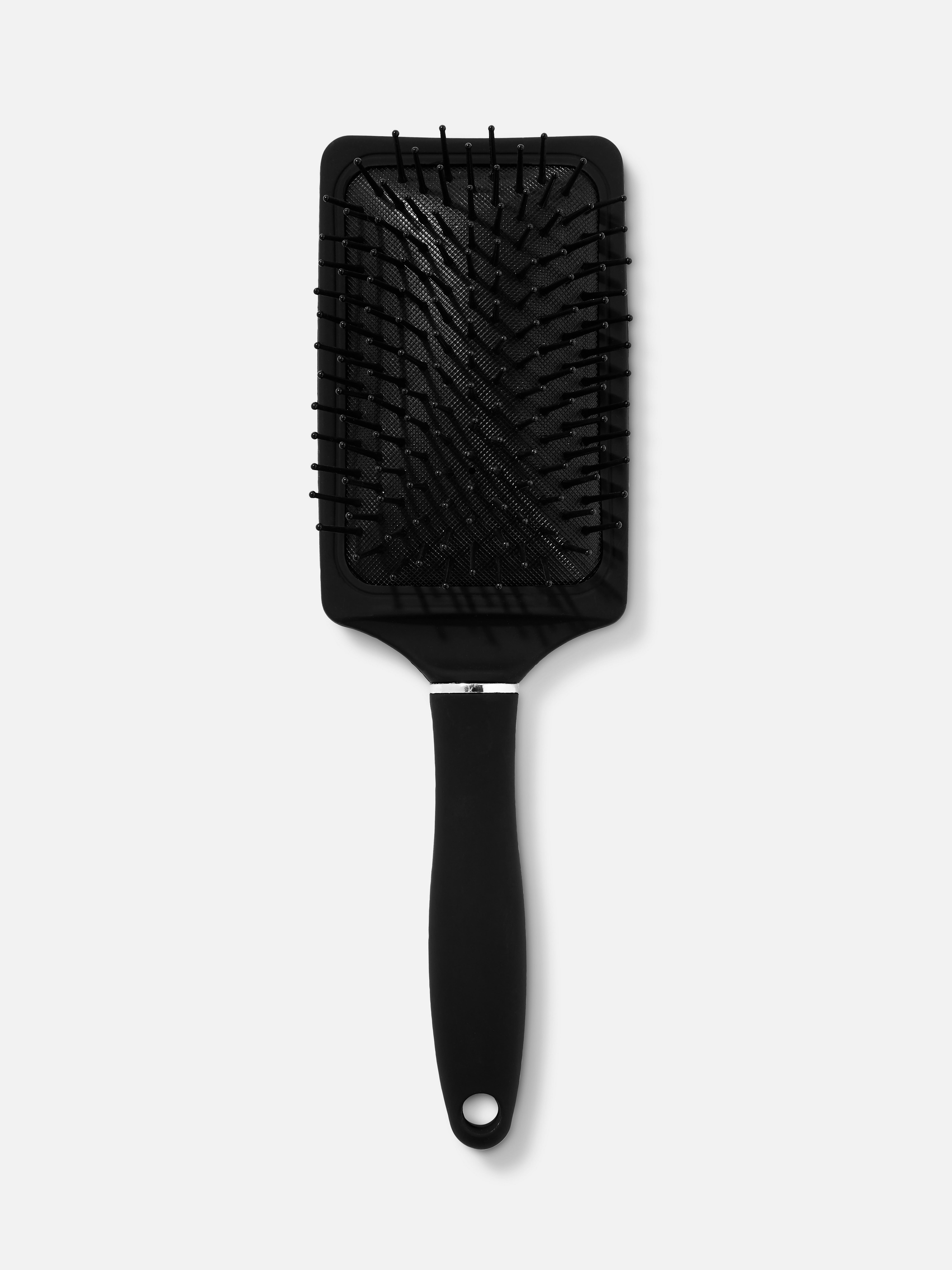 Large Paddle Hairbrush Black 2
