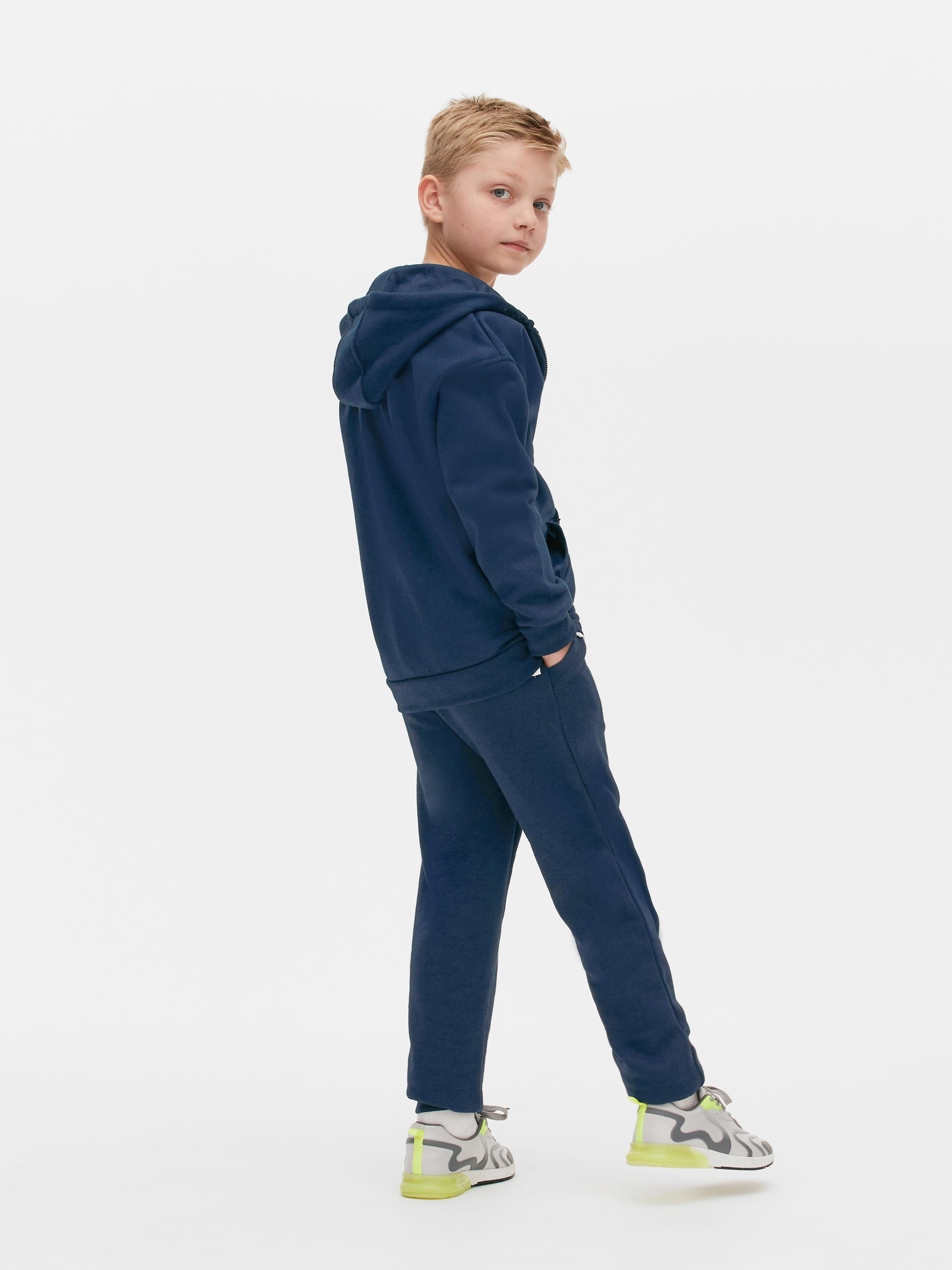 Boys Navy Zip Up Hoodie Primark