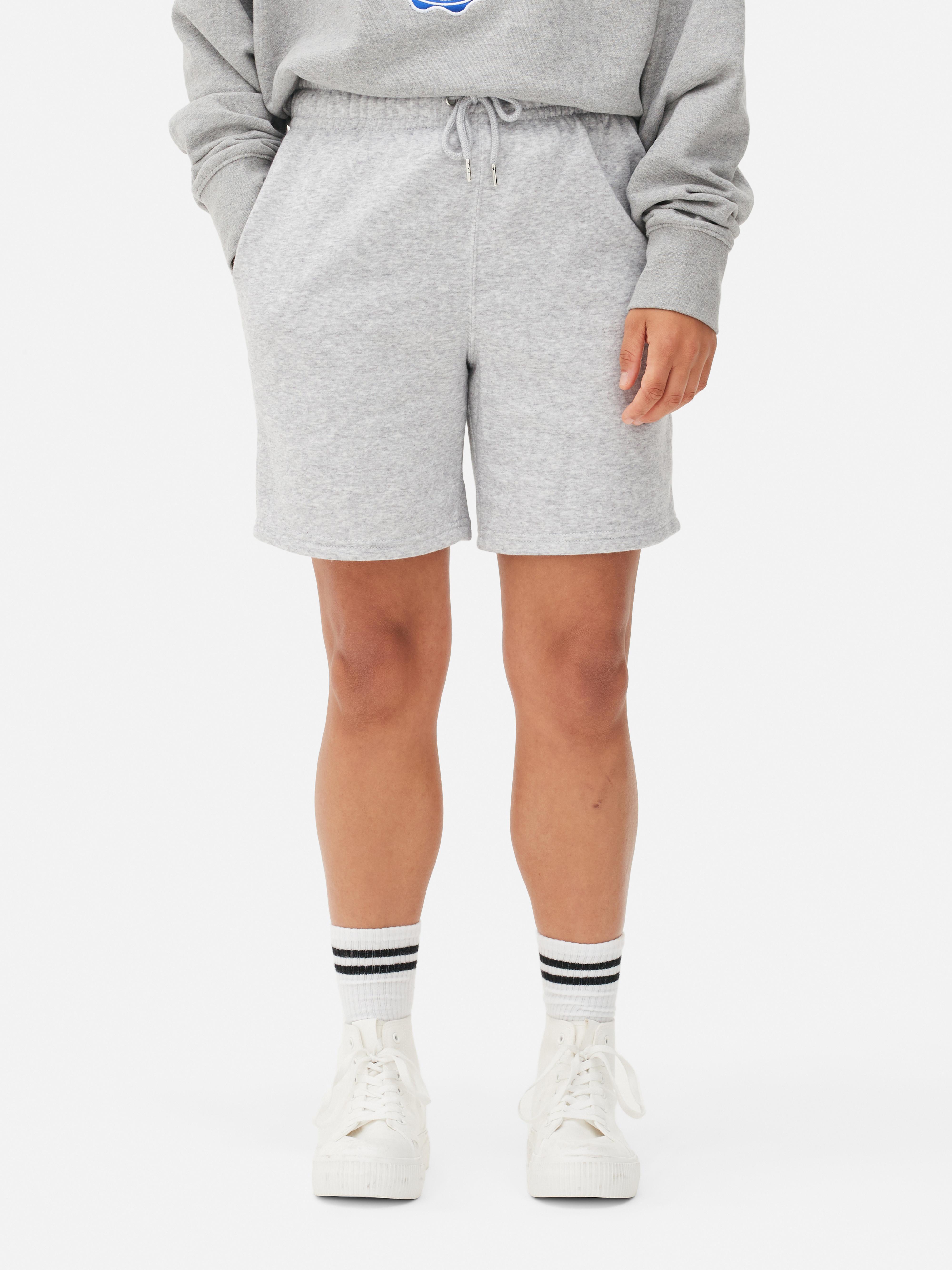 Grey drawstring hot sale shorts