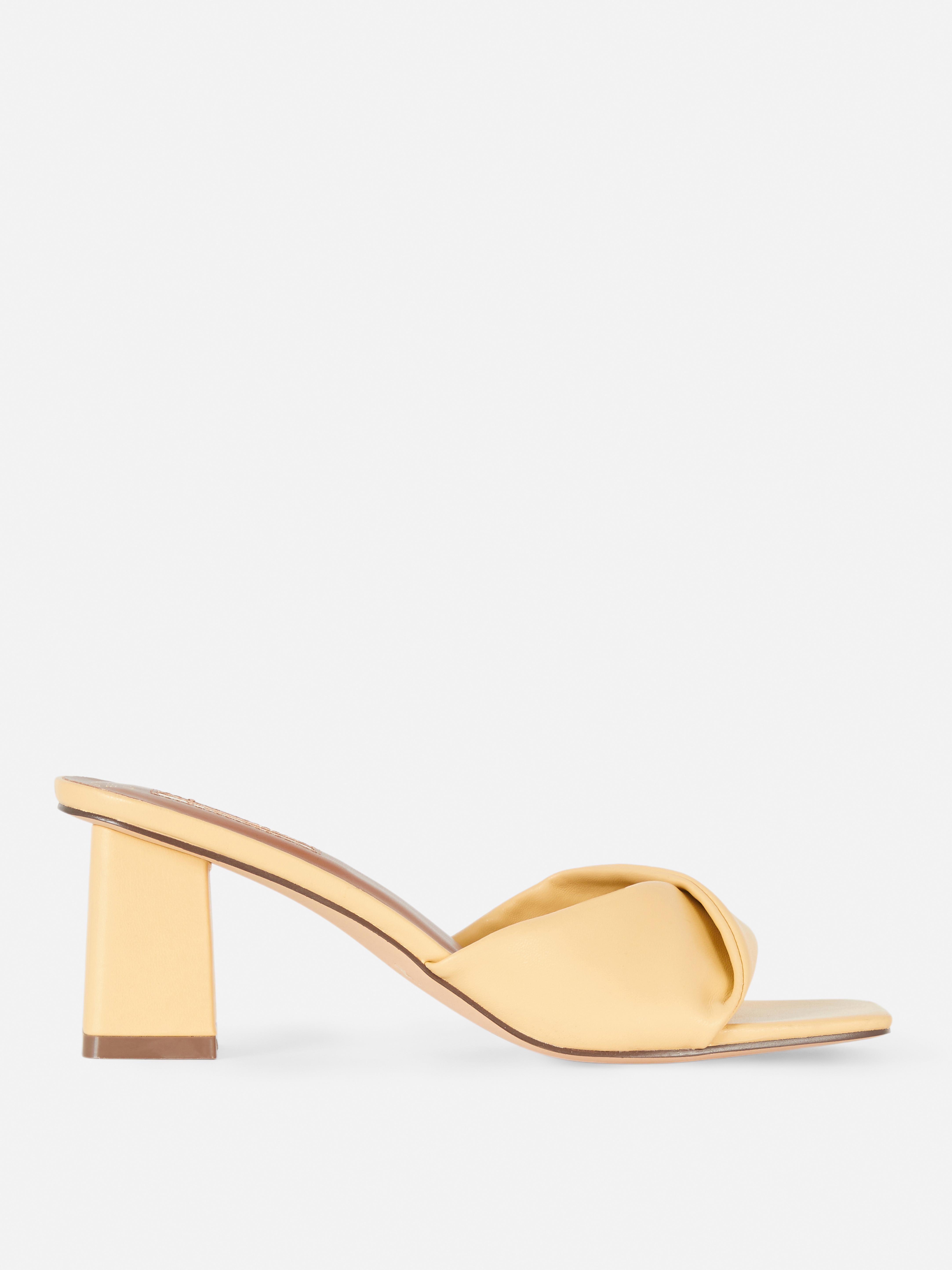 yellow heels primark