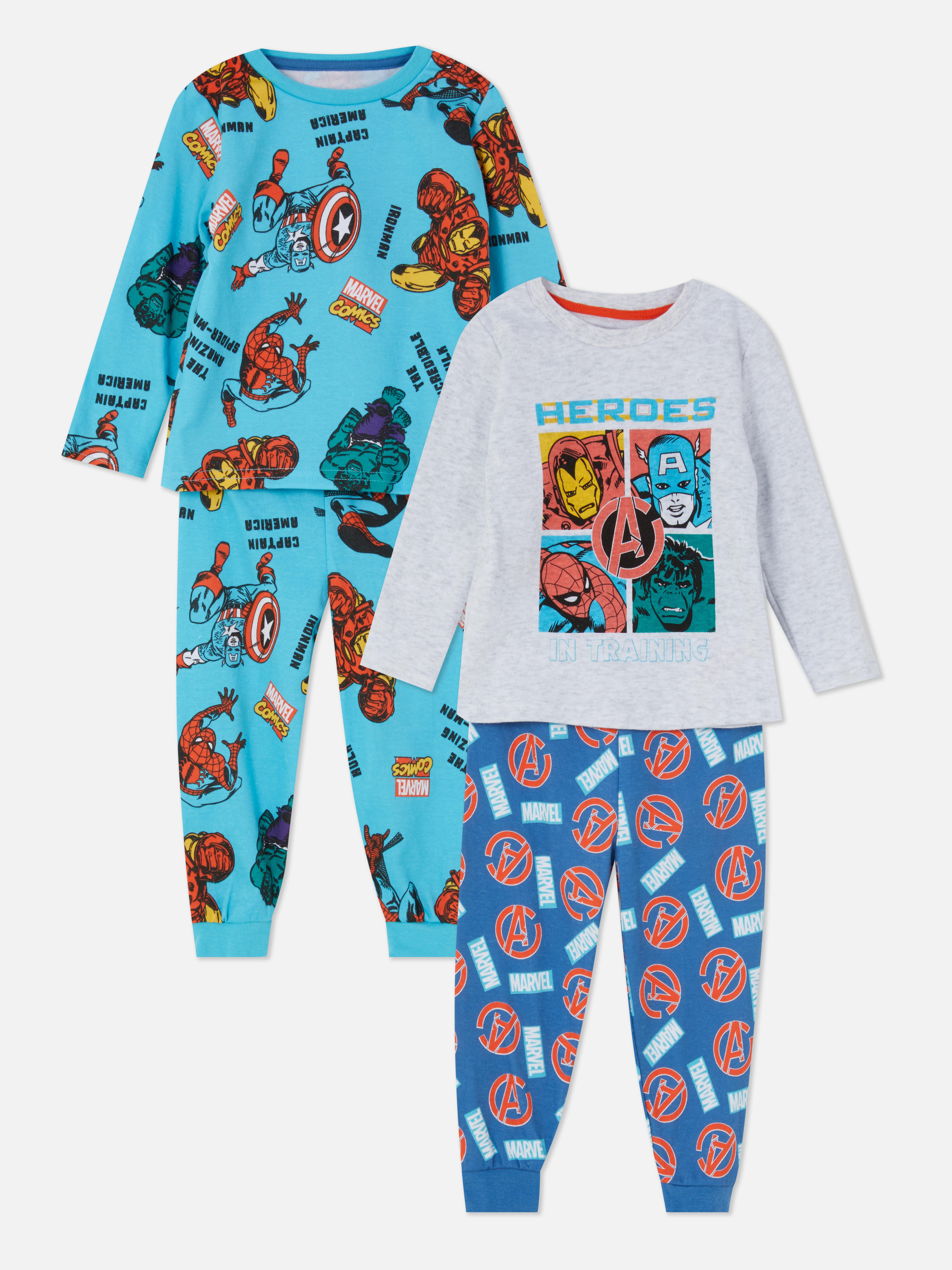 2pk Marvel Print Pyjama Set