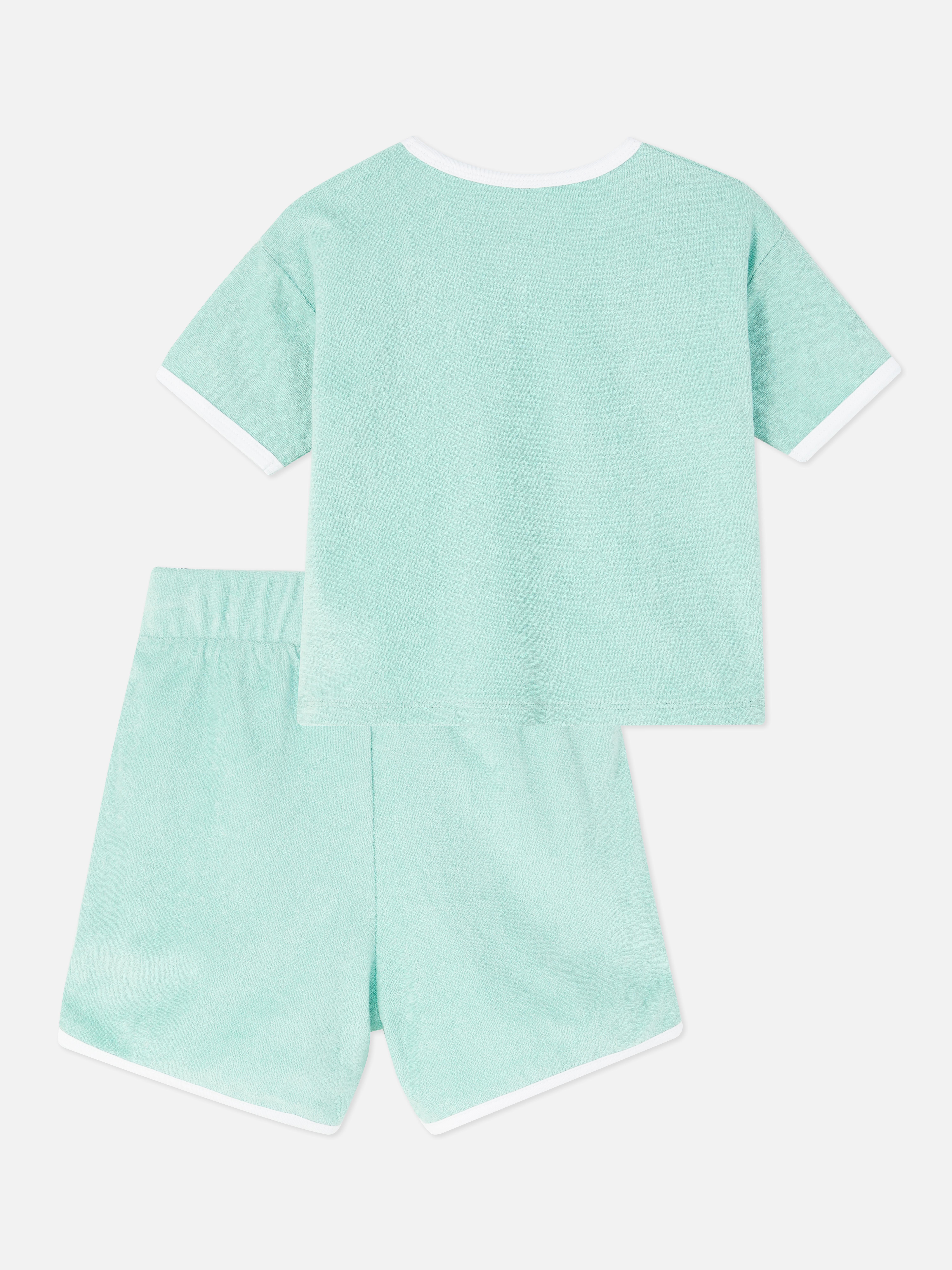 Short Sleeve Towelling Co-ord Set