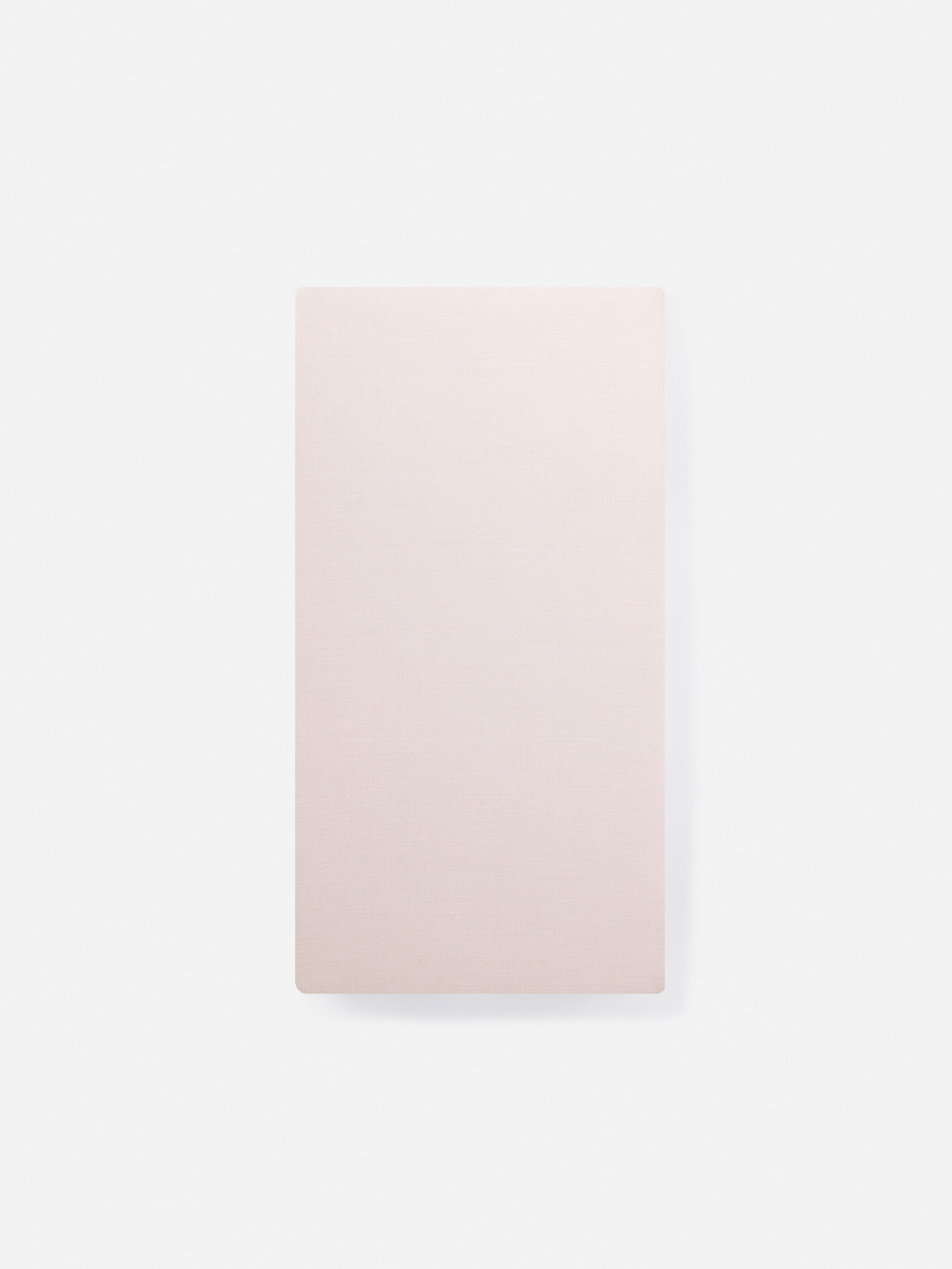 Light Pink Cotton Rich Double Flat Sheet Primark