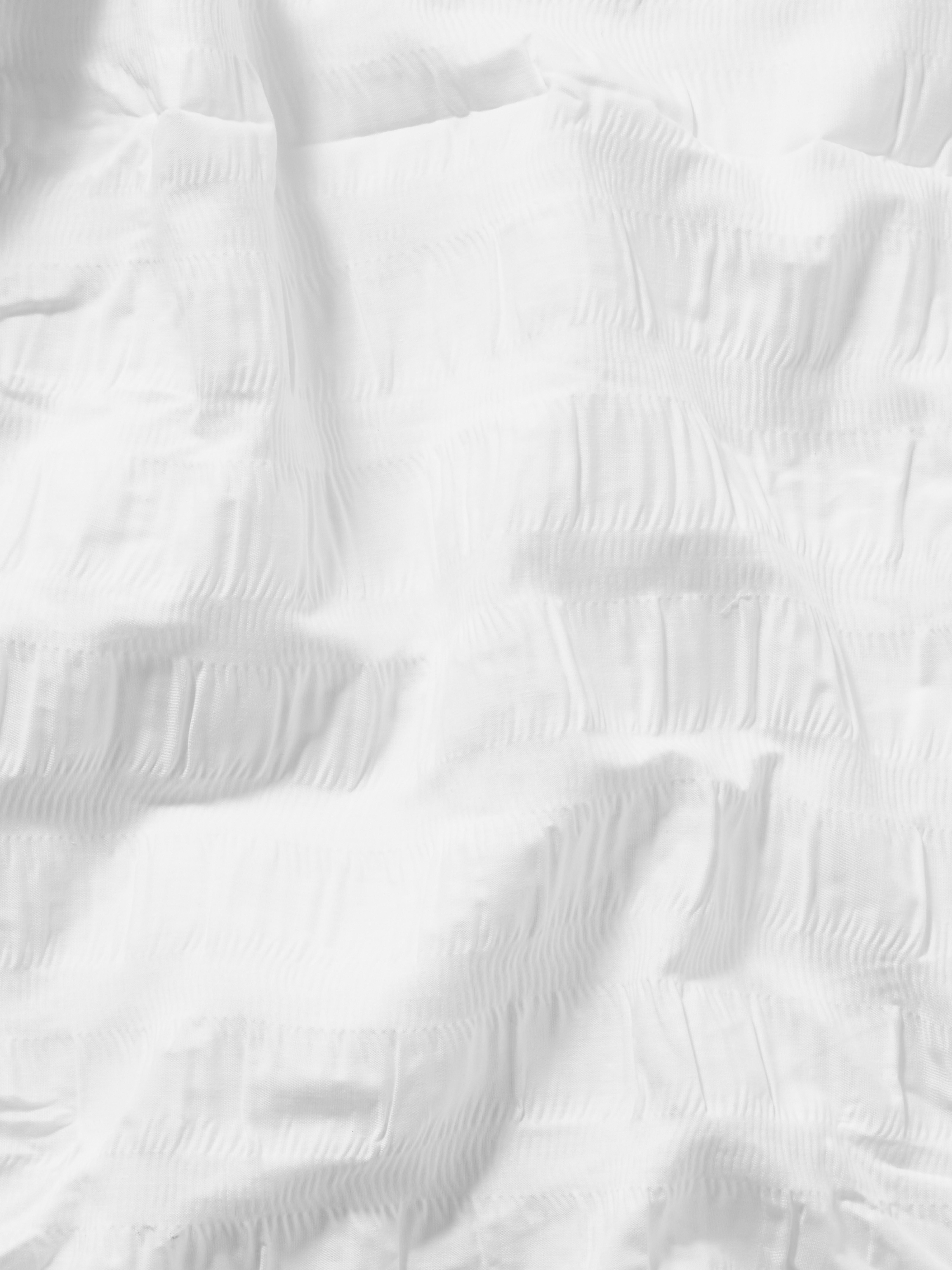 Conjunto capa edredão super King seersucker branco