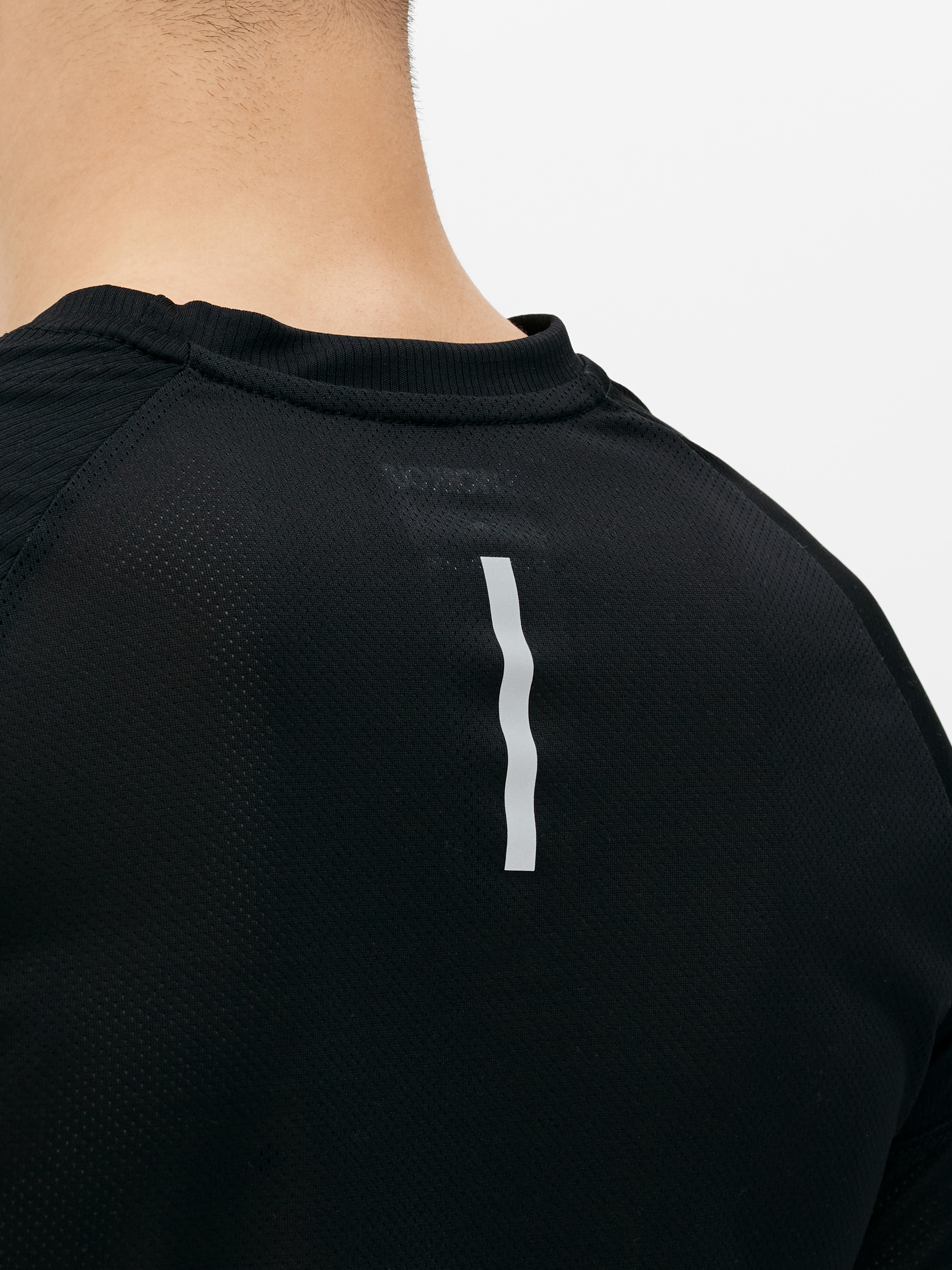 Men's Black Performance Crew Neck T-shirt | Primark