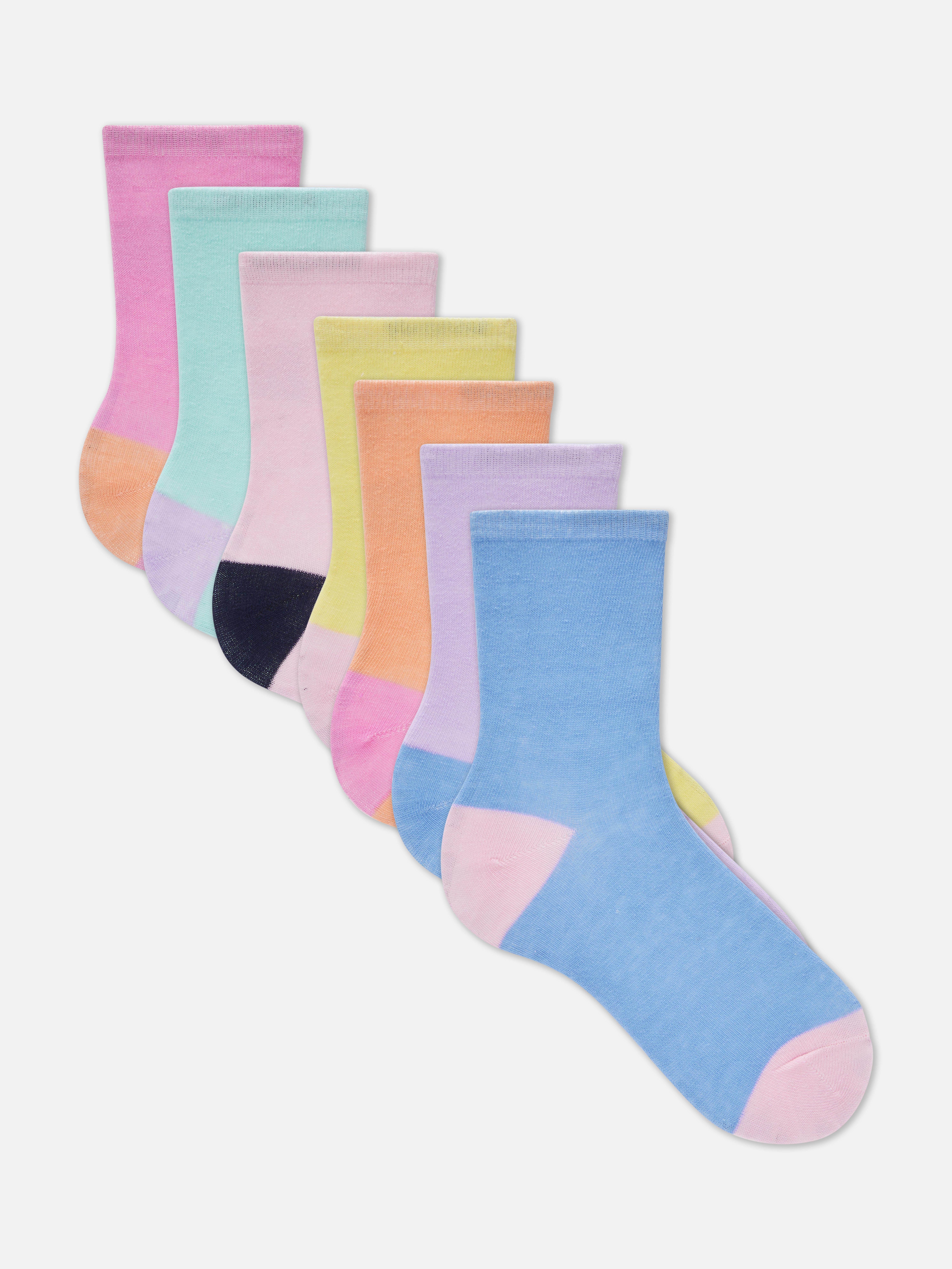 7-Pack Colorful Ankle Socks
