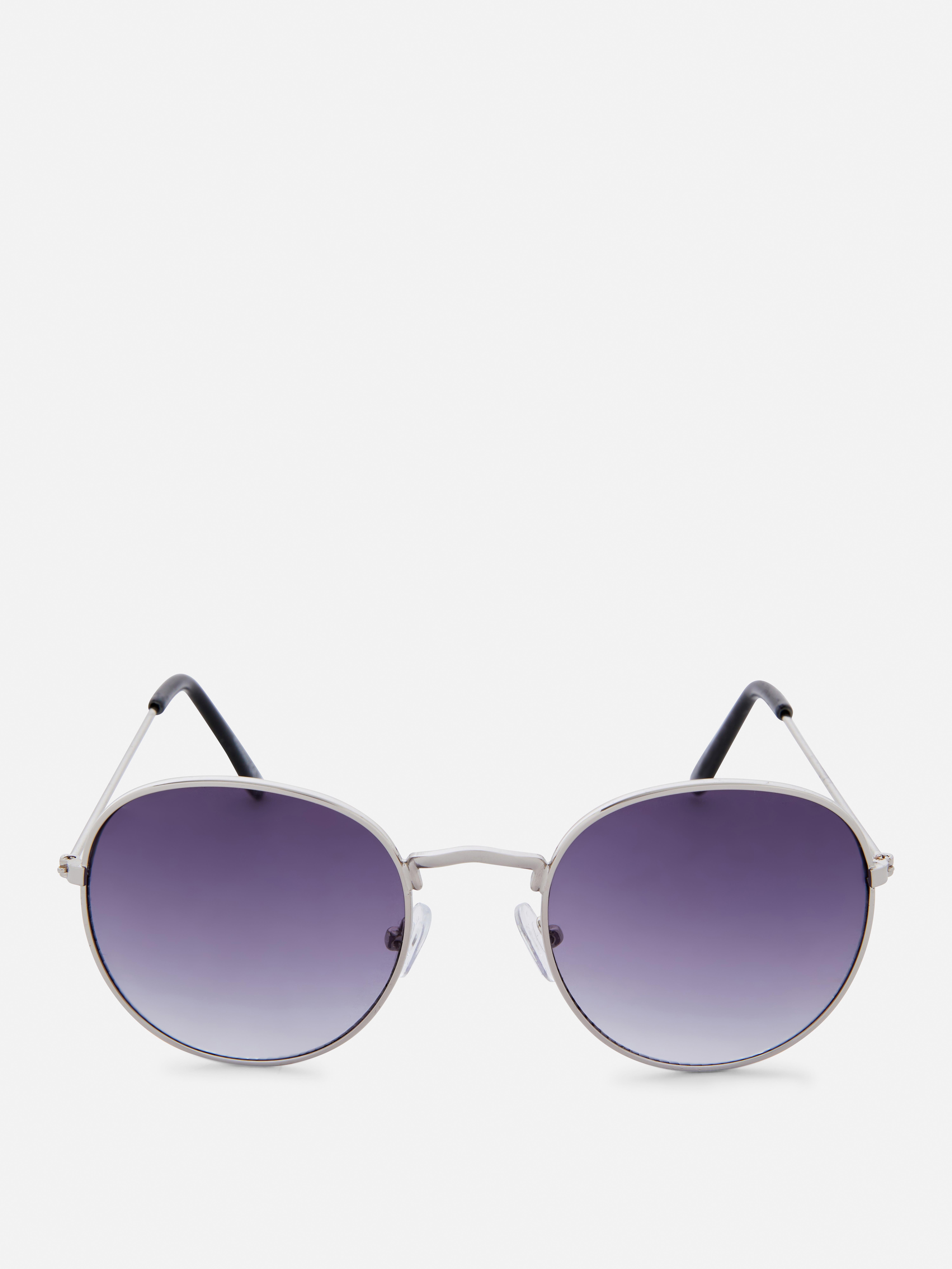 Retro Slim Round Sunglasses
