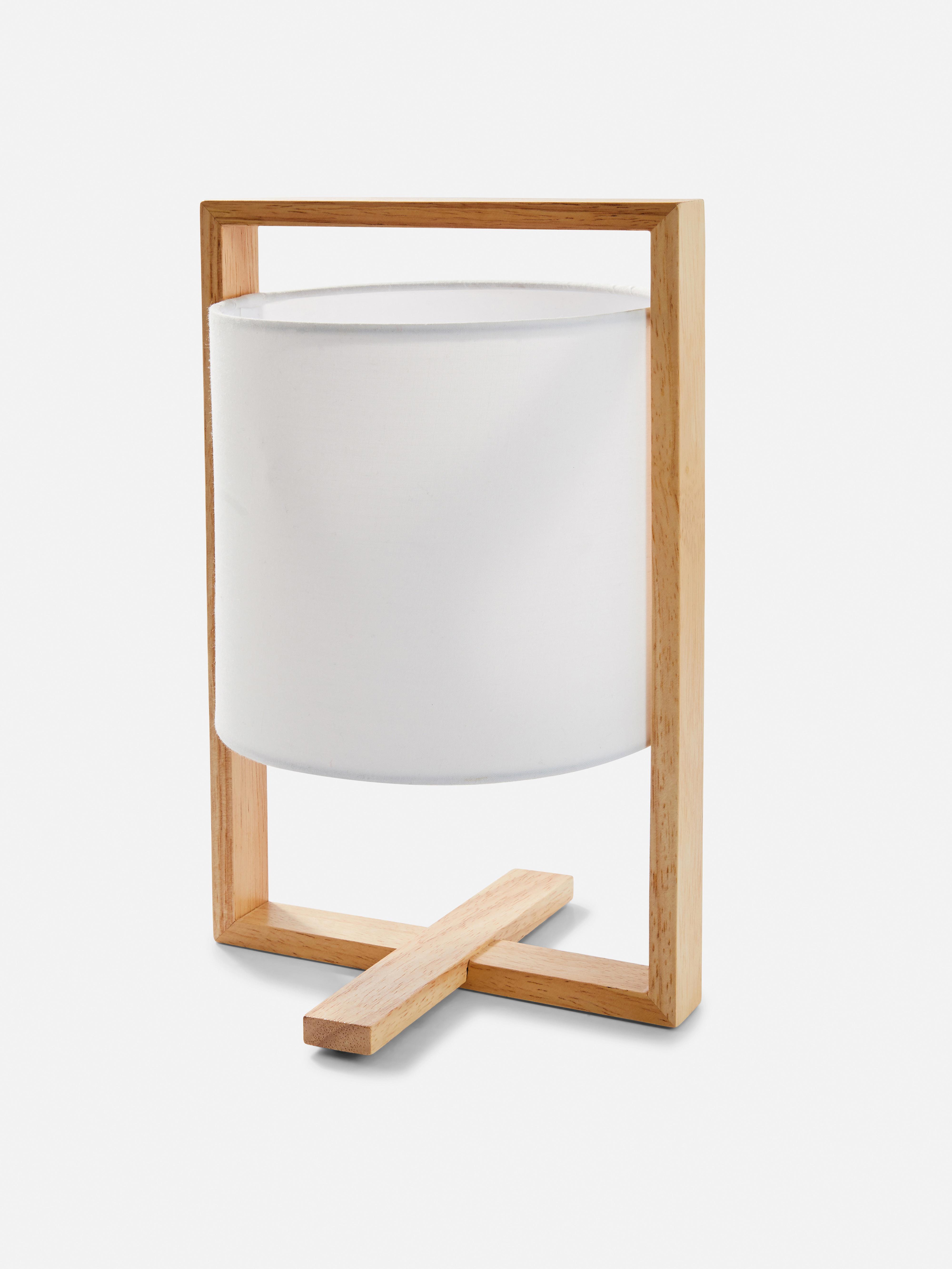 Wooden Frame Desk Lamp