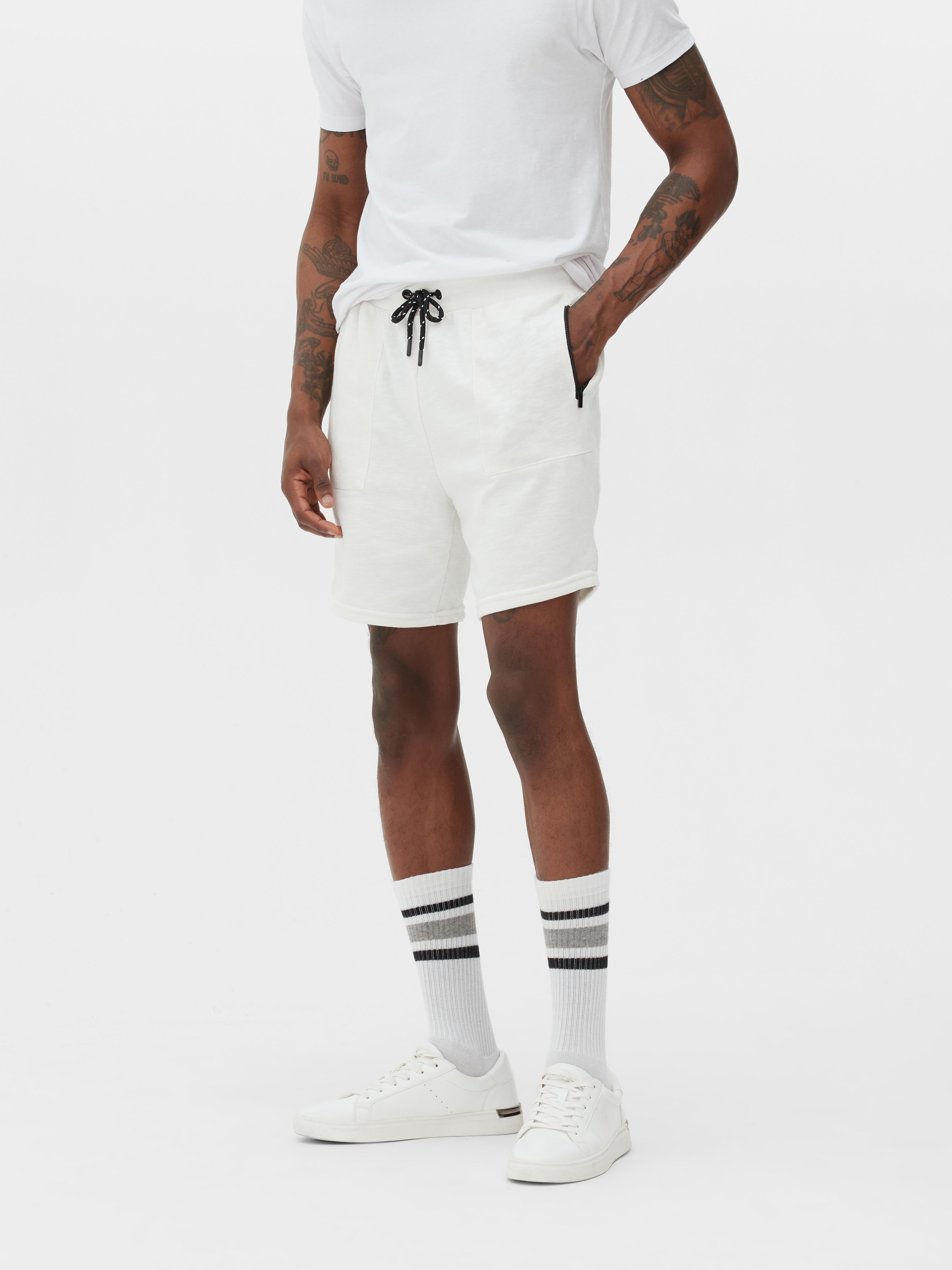 Sportshort met ritszak