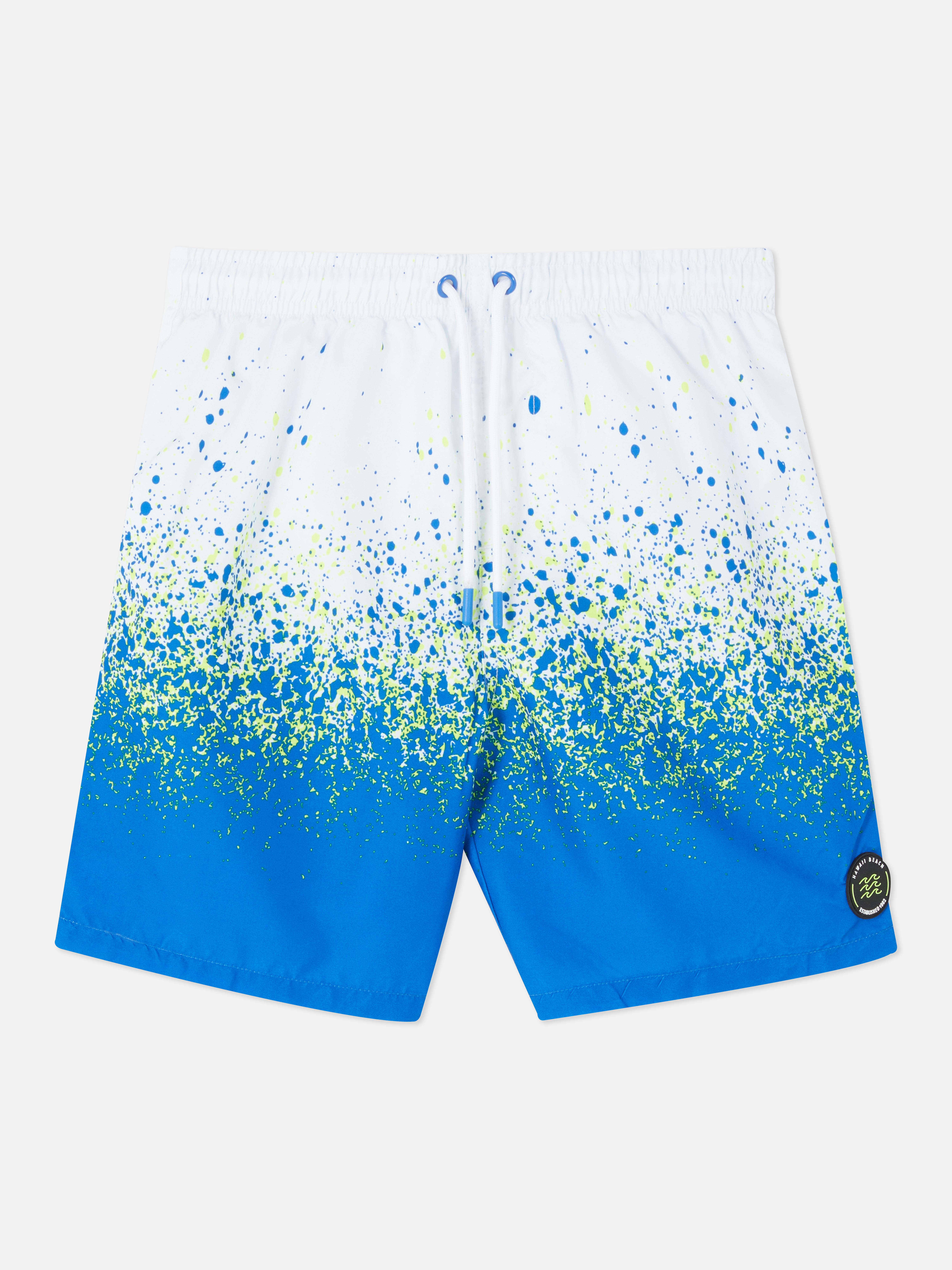 Paint Splatter Swim Shorts