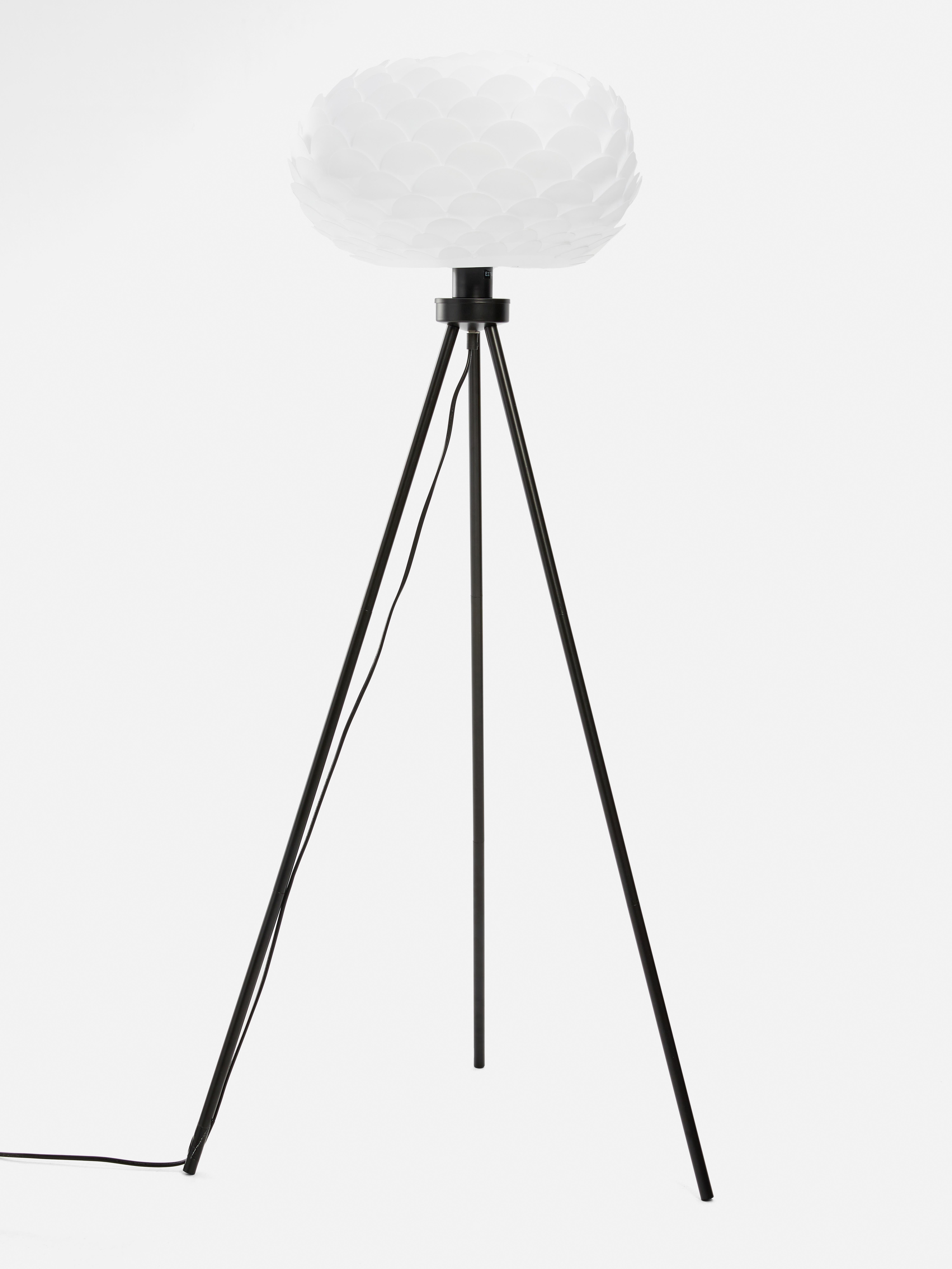 Faux Feather Floor Lamp