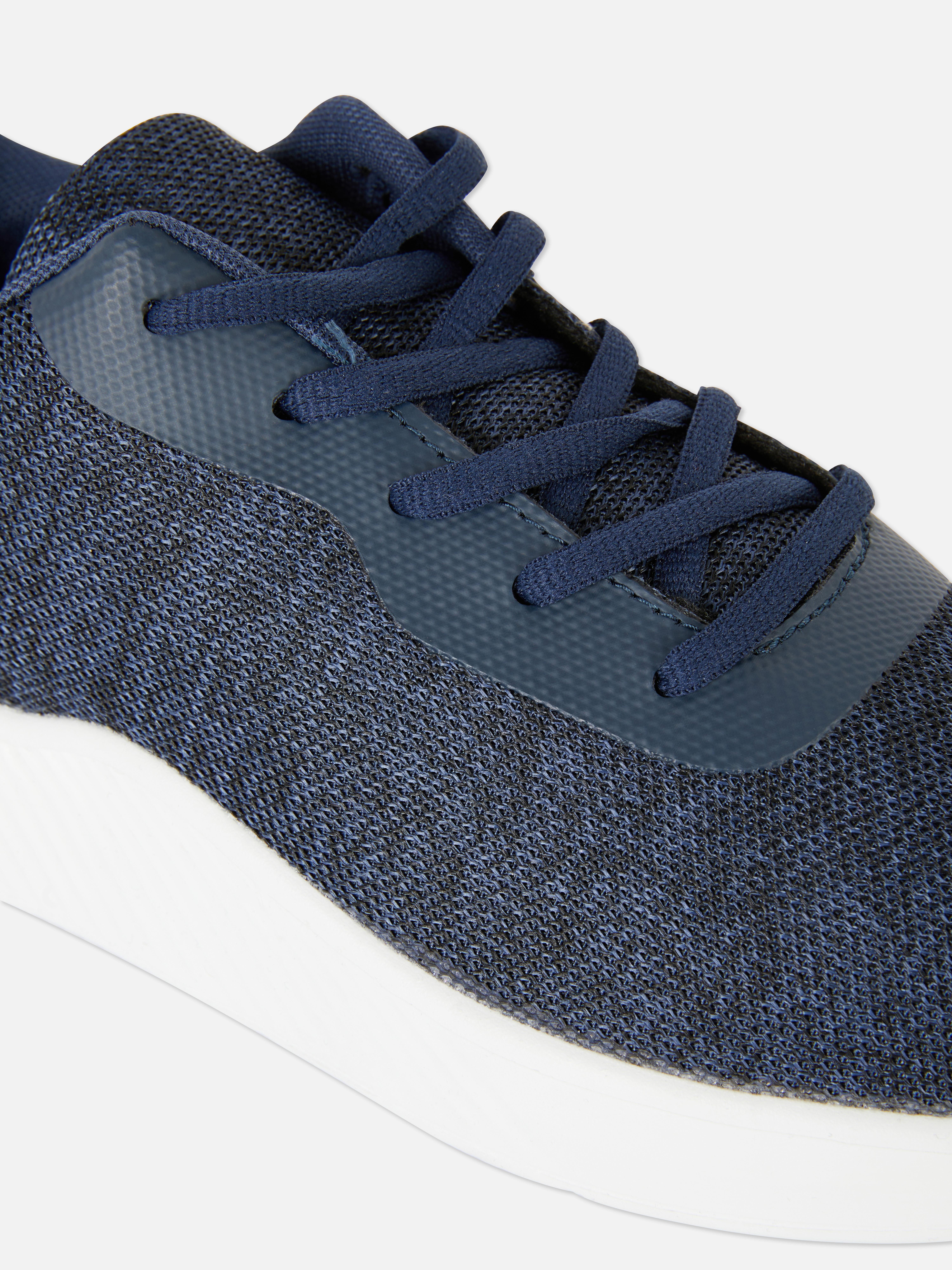 mens white trainers primark