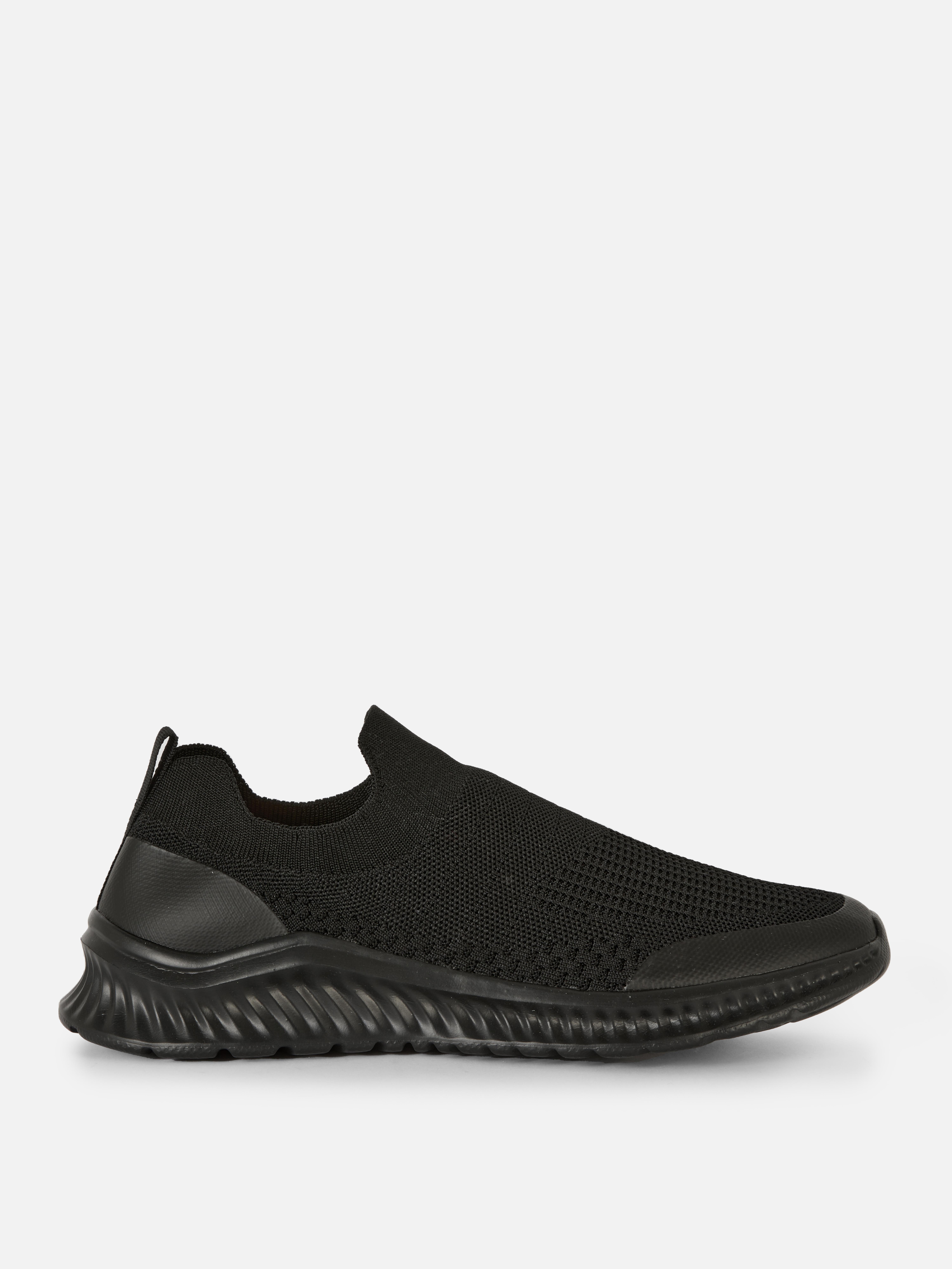 Knitted Slip-On Sports Trainers