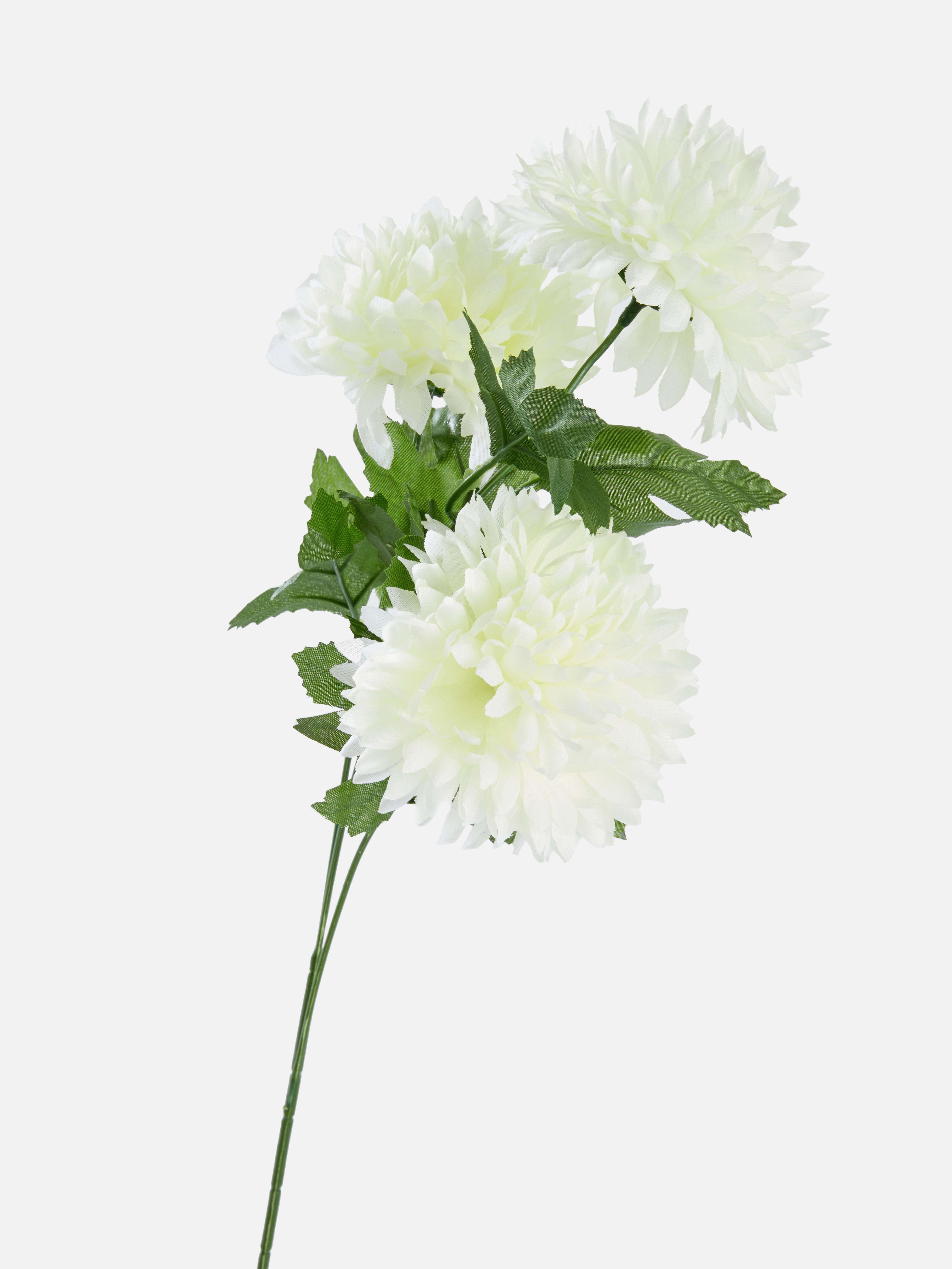 Single Stem Faux Dahlia Flower