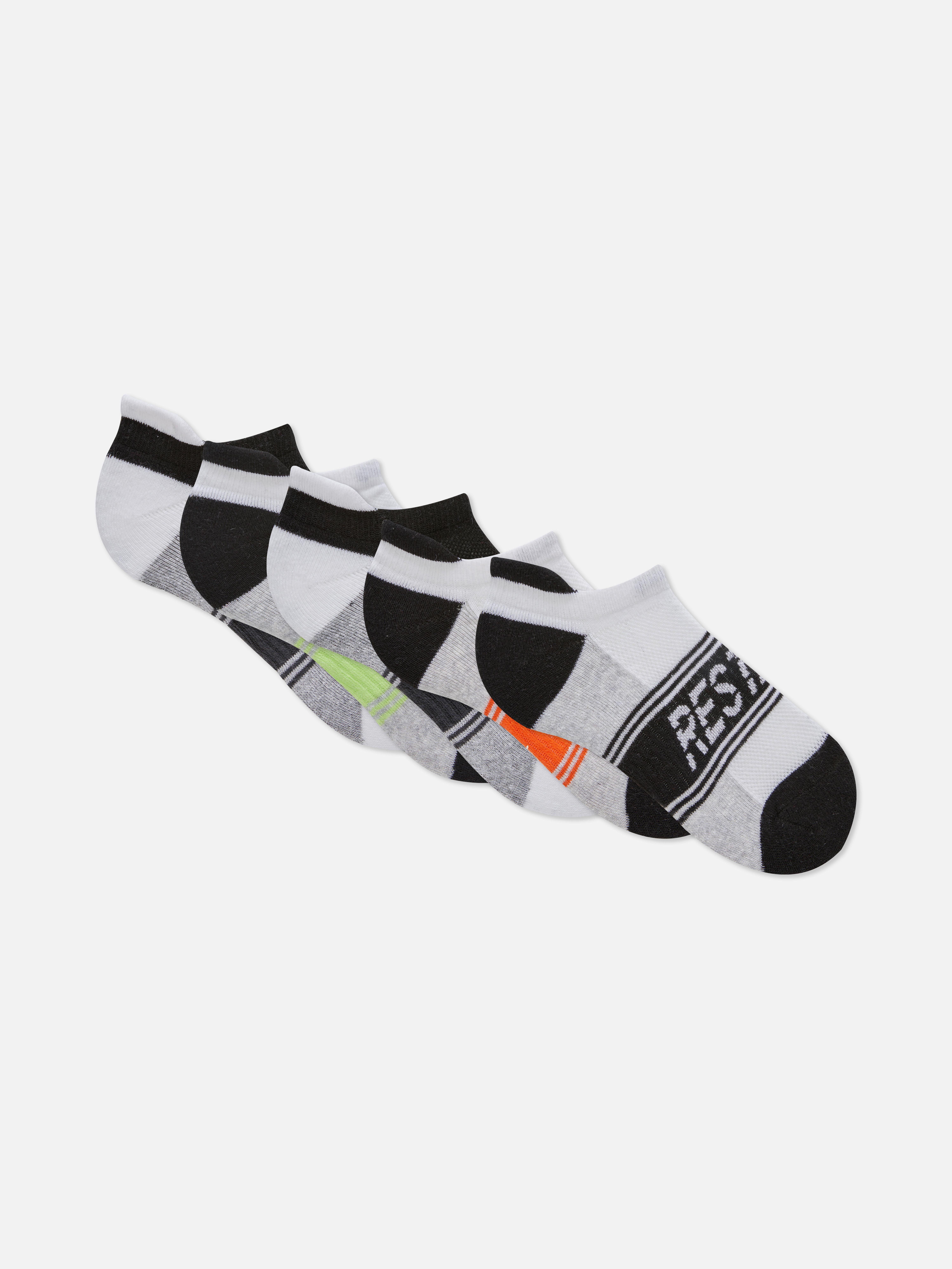 5pk Striped Sports Socks