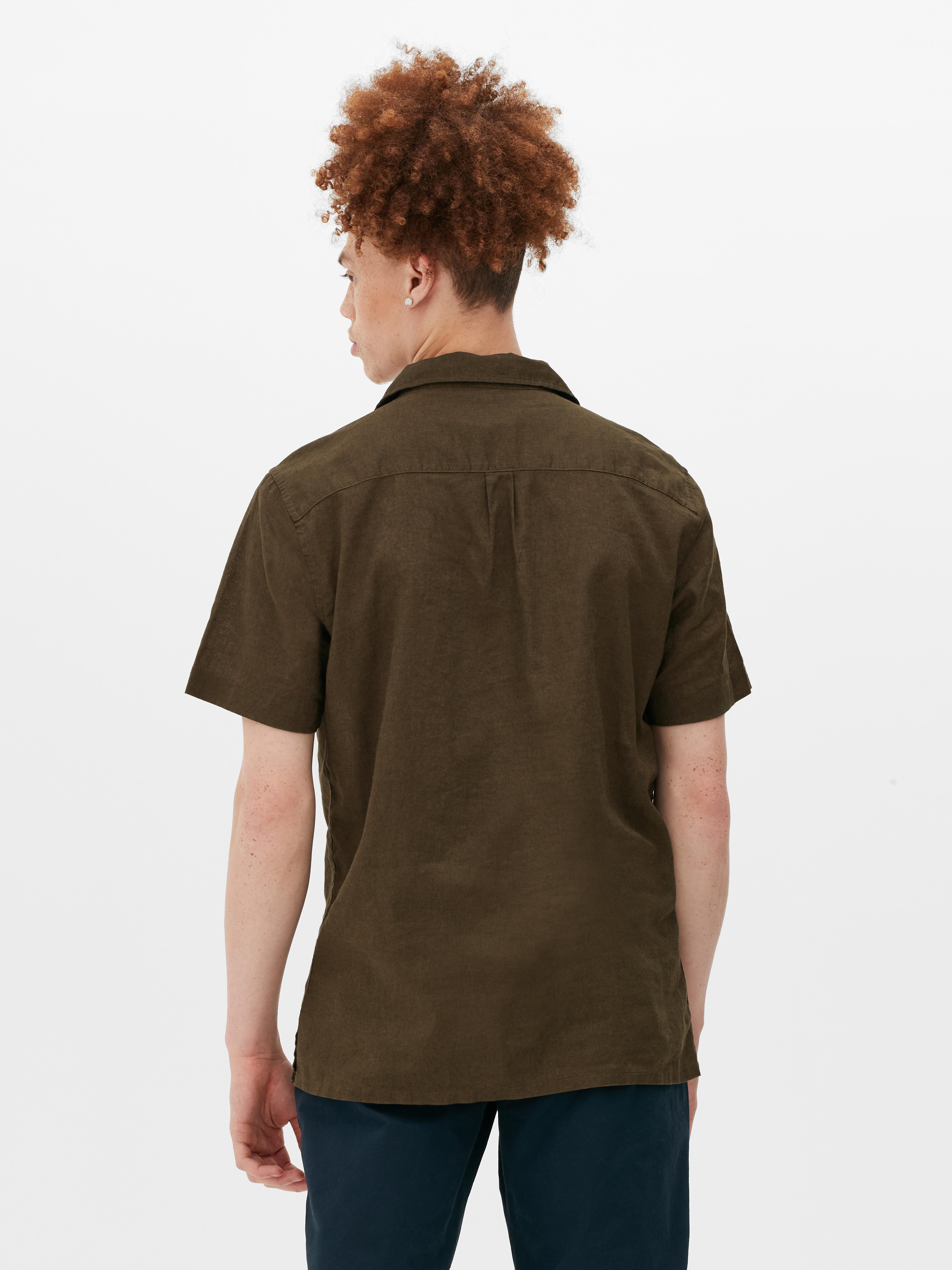 Linen Short-sleeved Shirt