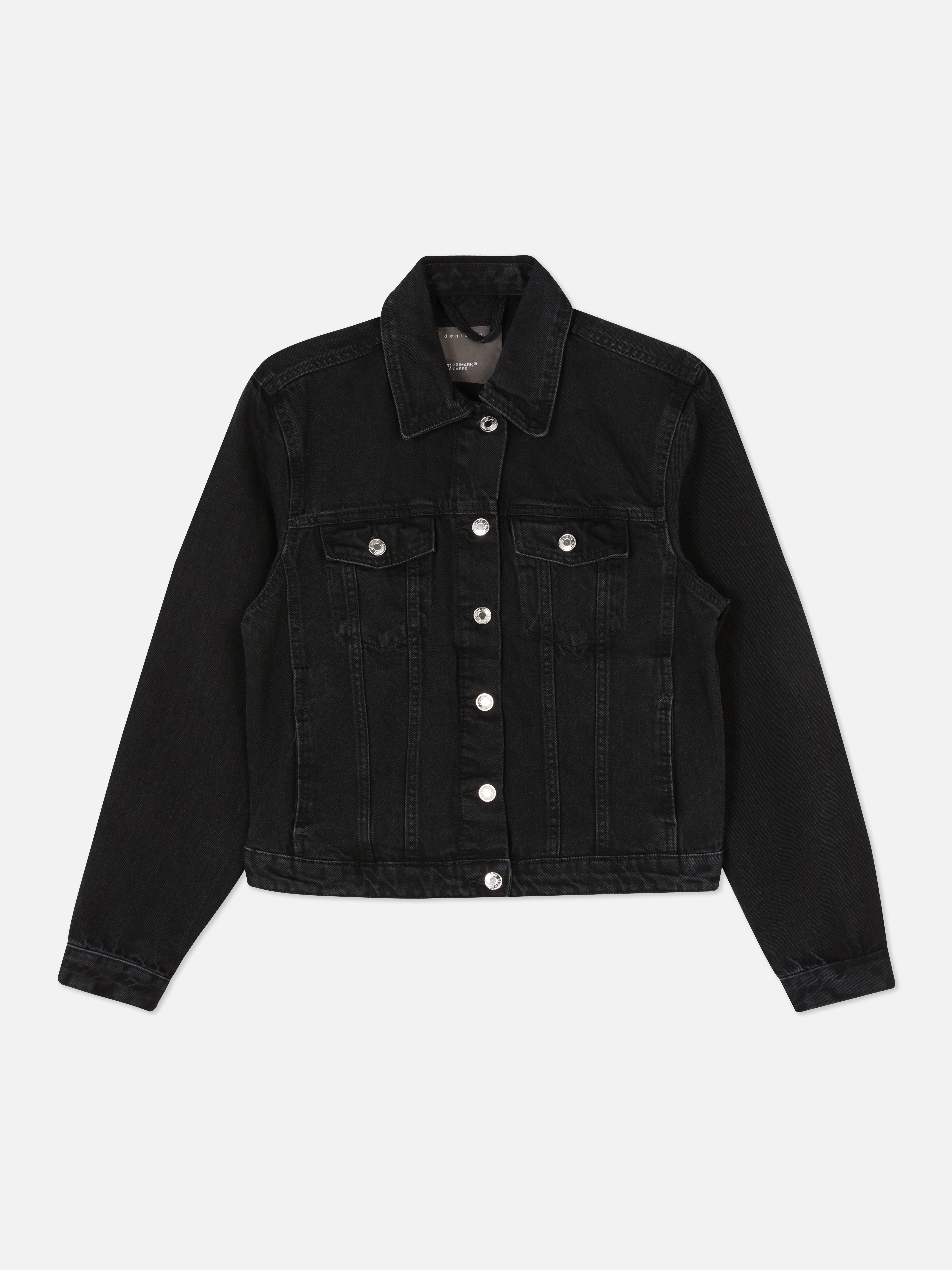 black denim jacket primark