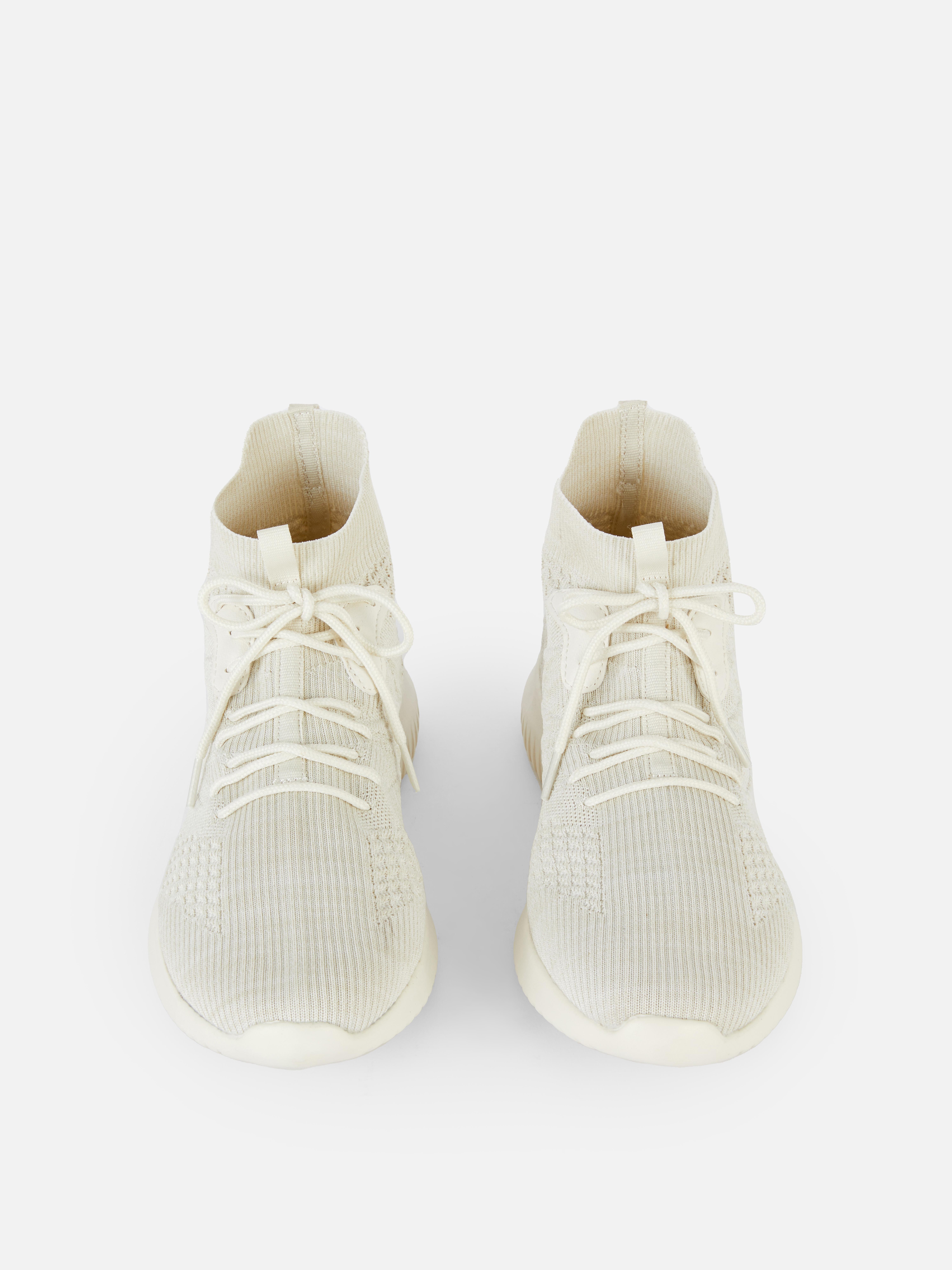 mens white trainers primark