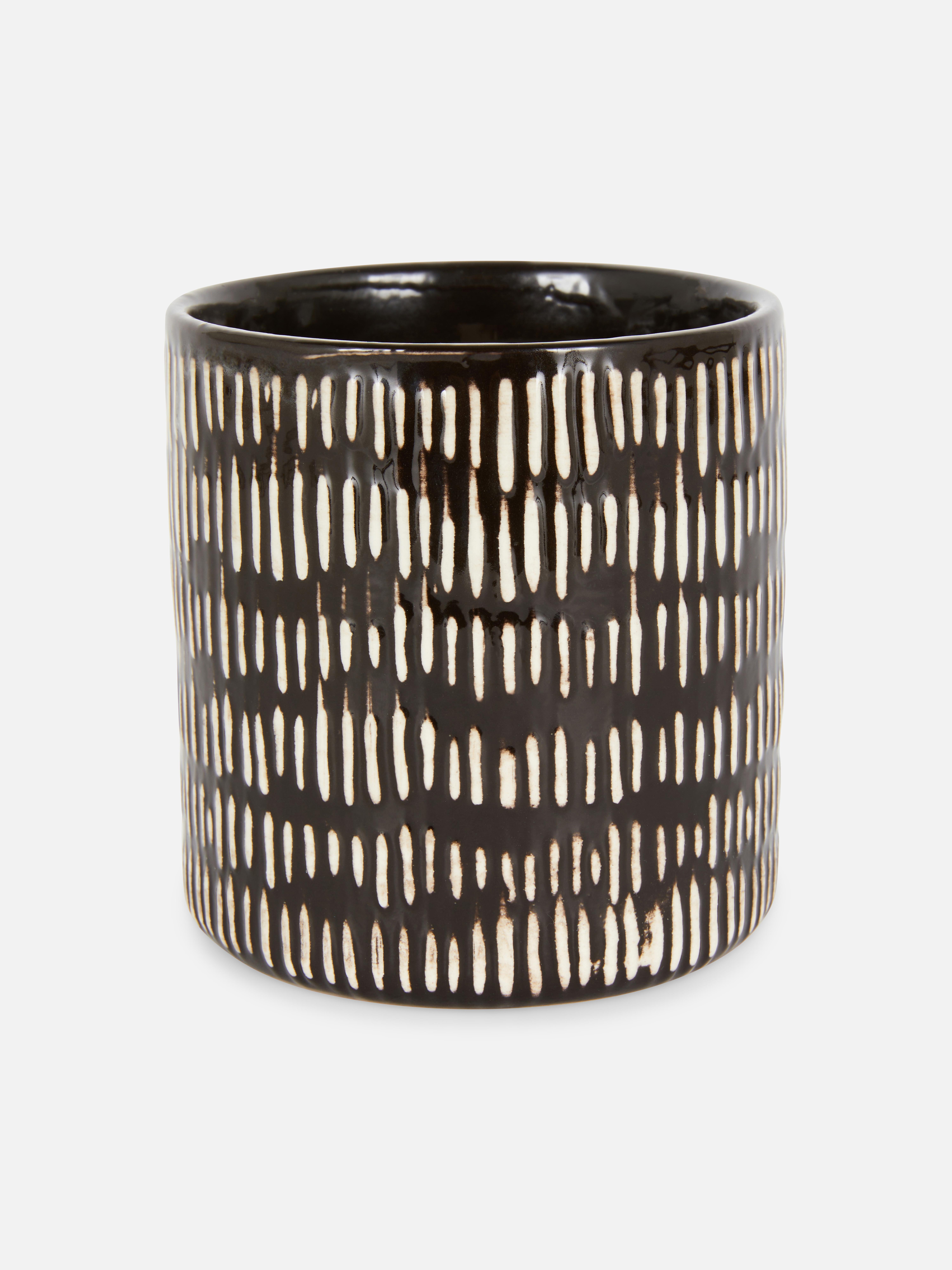 Line Etched Candle