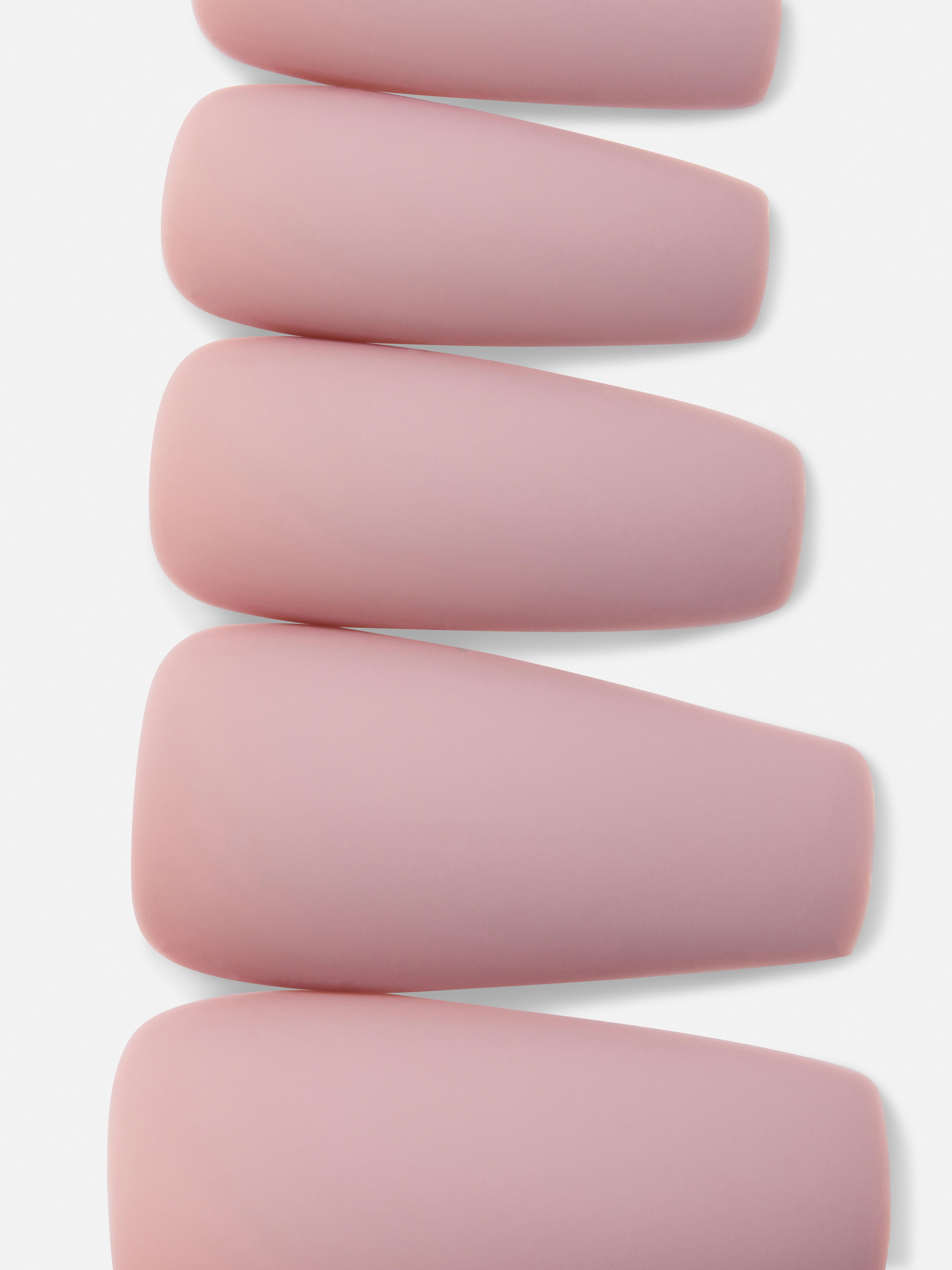 Heather Coffin Matte False Nails Primark