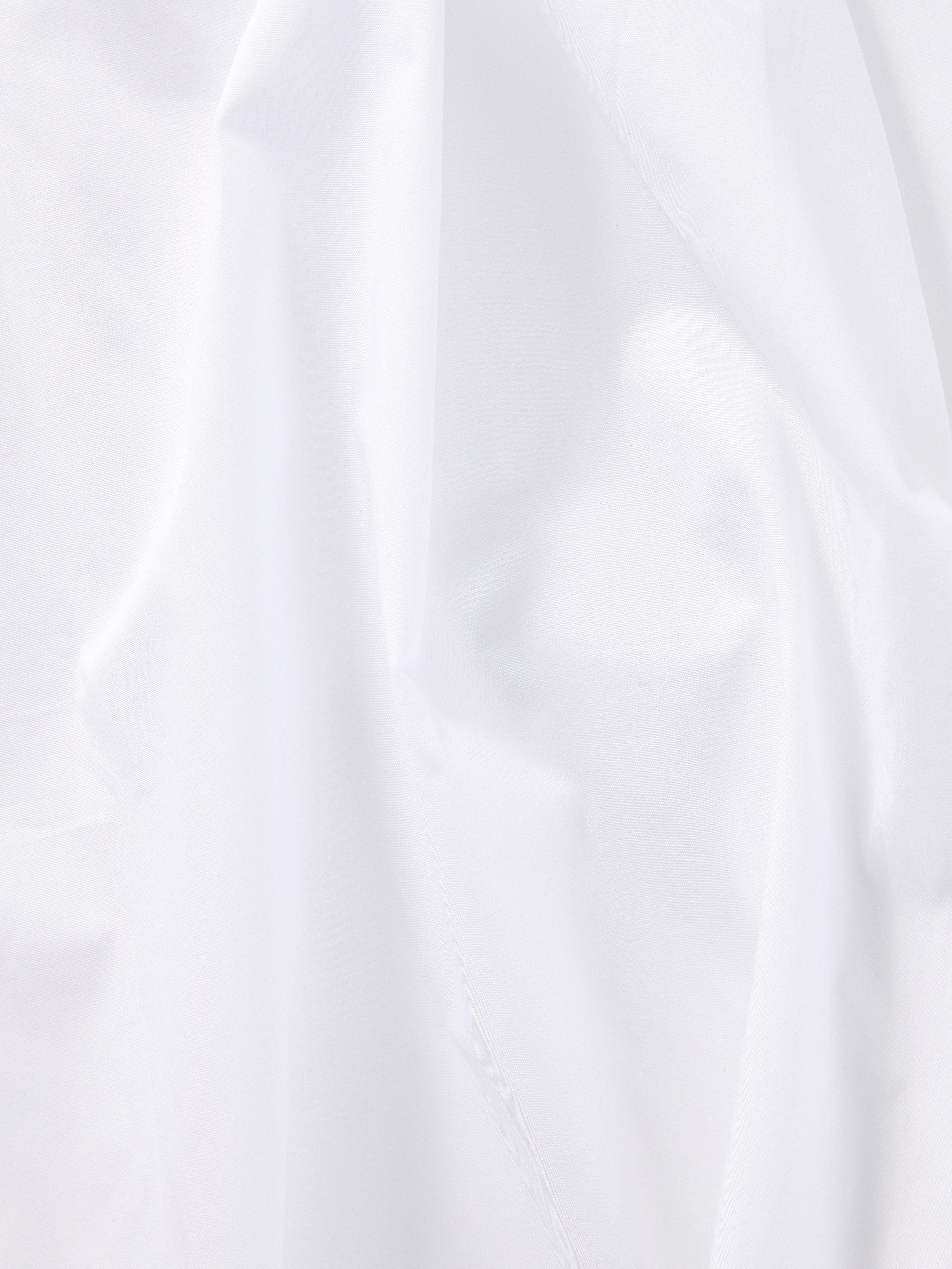 White Cotton Double Fitted Sheet Primark