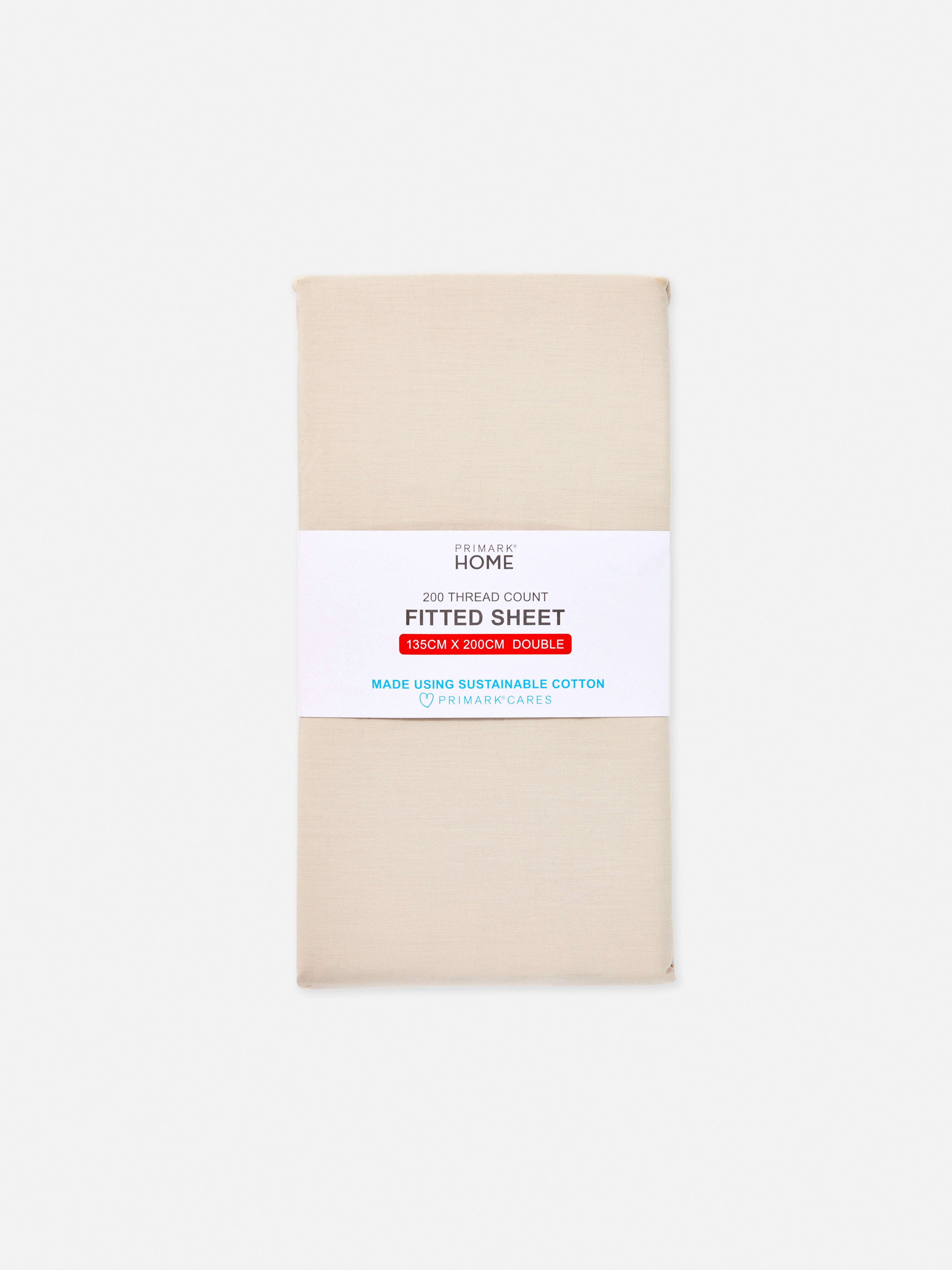 Cotton Double Fitted Sheet