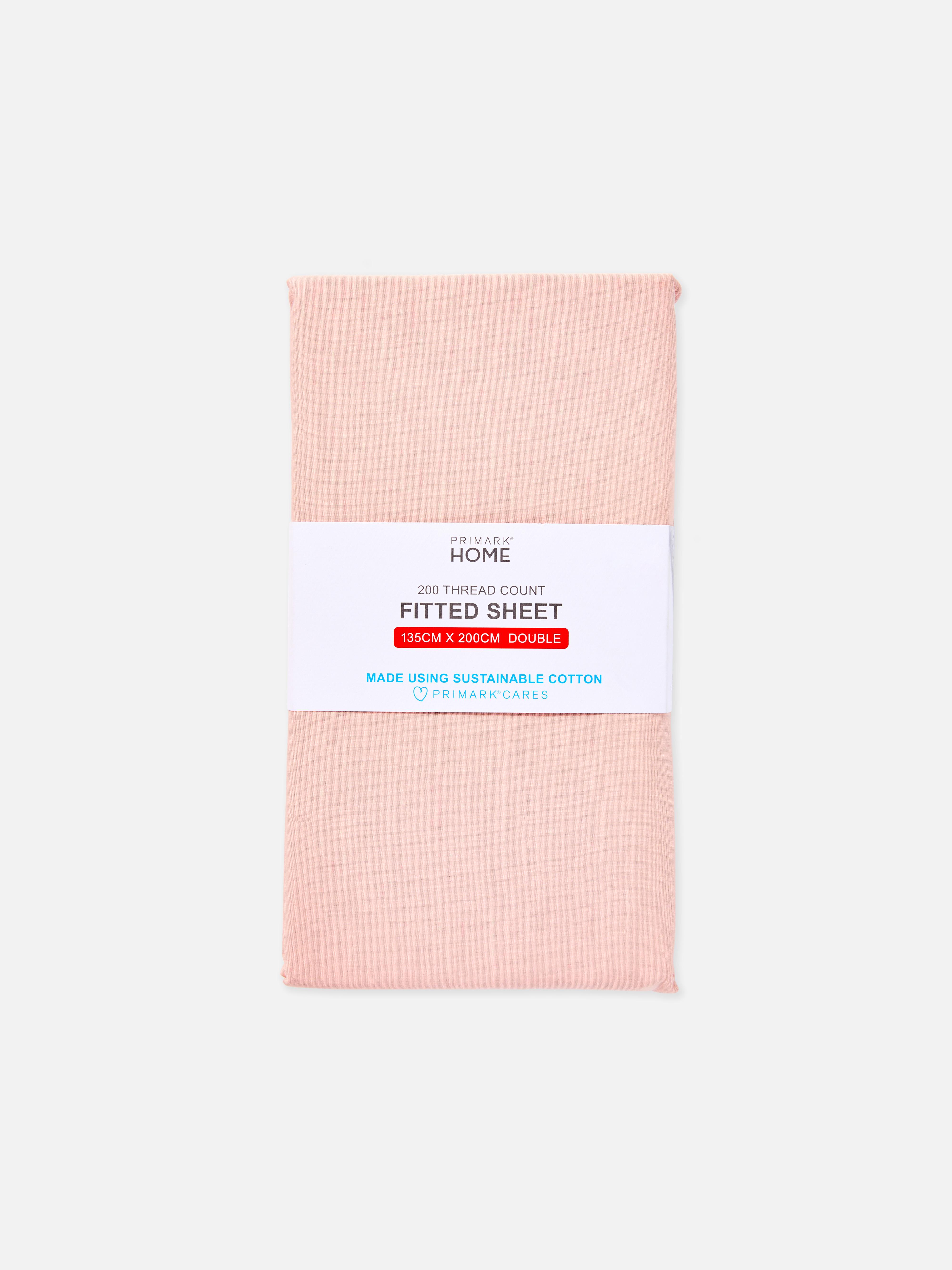 Cotton Double Fitted Sheet