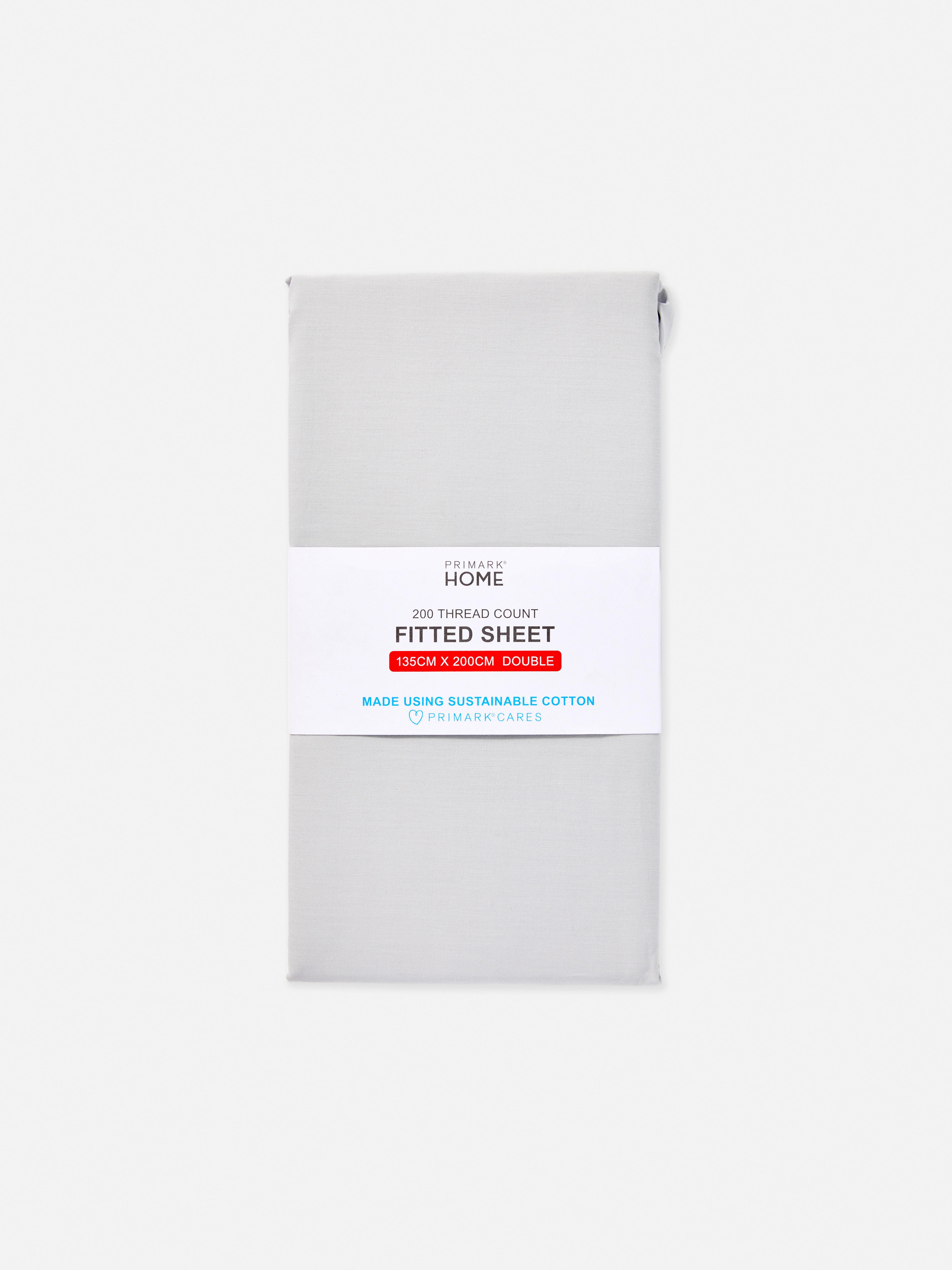 Cotton Double Fitted Sheet